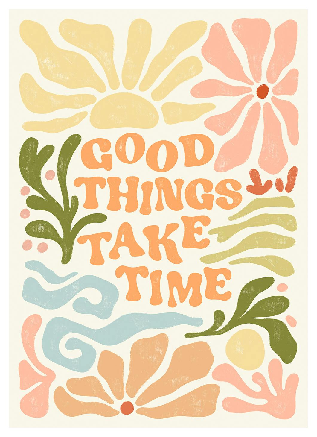 Good Things in Pastel Plakat (50x70 cm)- Grafiki