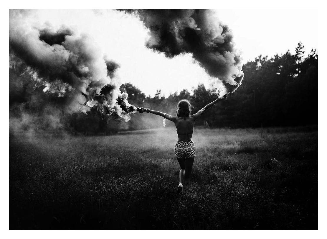 Prints - Free Spirit One Print (50x70 cm) - Black & white prints