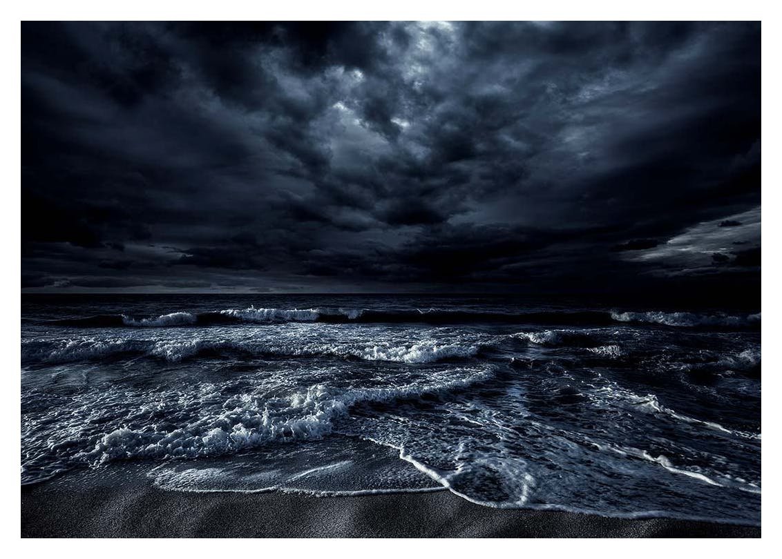 Stormy Ocean Plakat (50x70 cm) - Plakater > Naturplakater