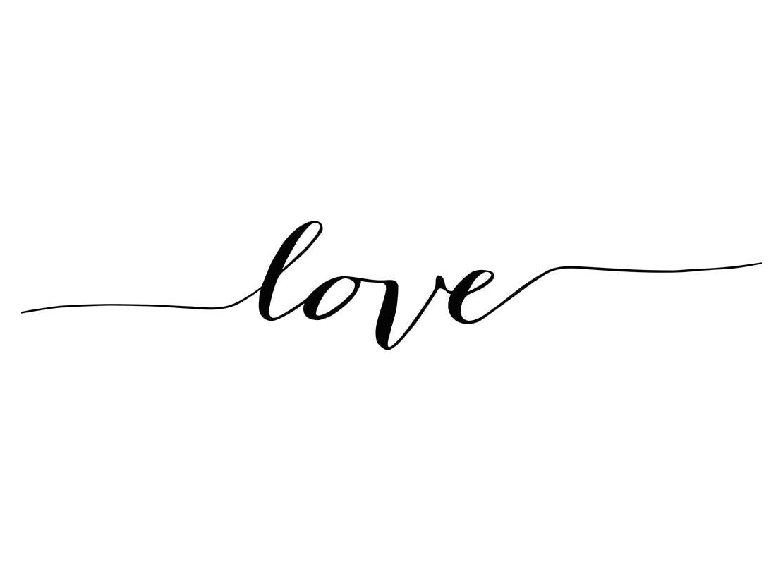Love L, Posters (30x40 cm) - Posters met tekst