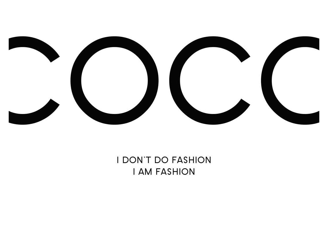 Prints - I Am Fashion, Print (30x40 cm) - Text posters