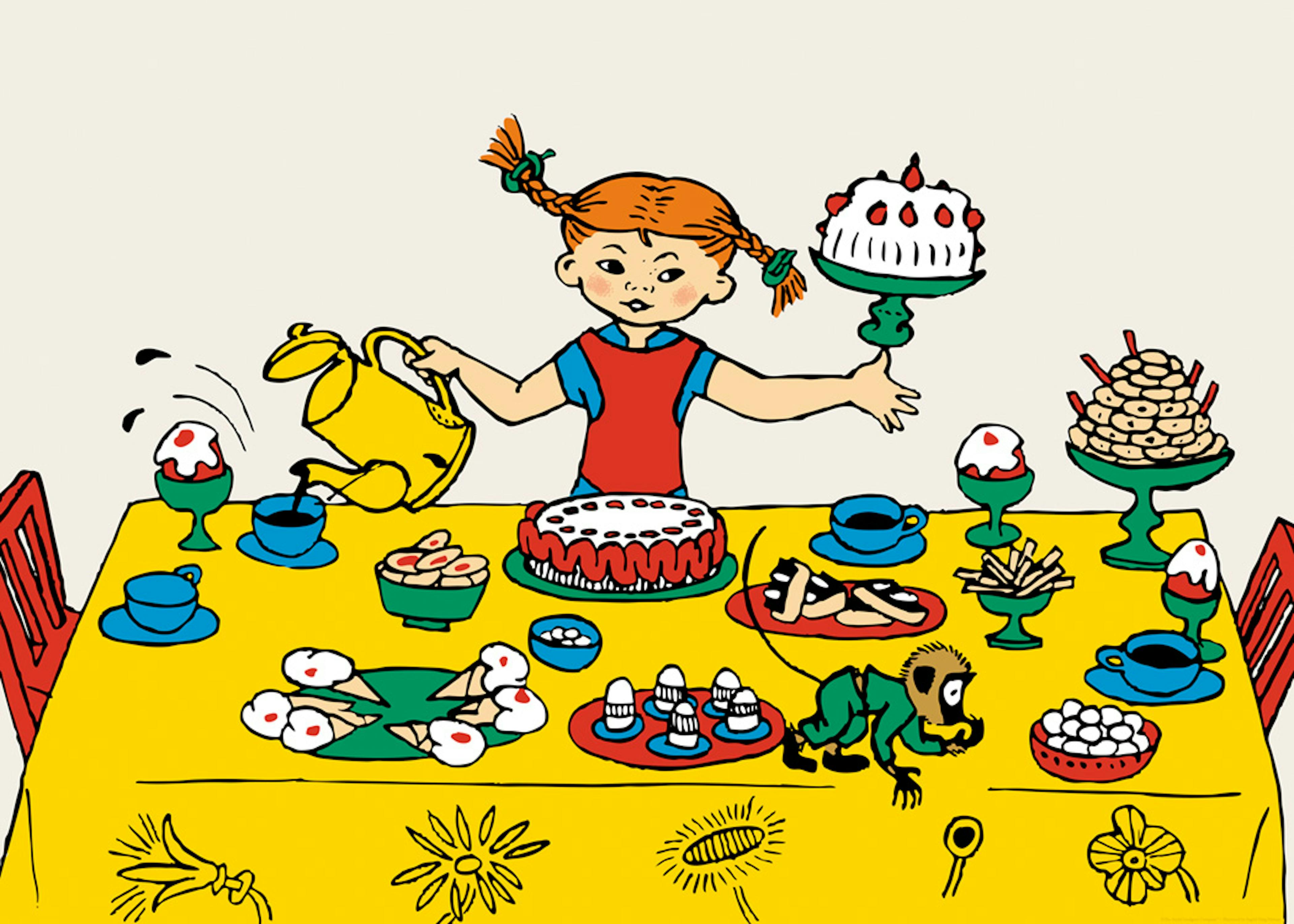 Pippi Longstocking and the Party Plakat 0
