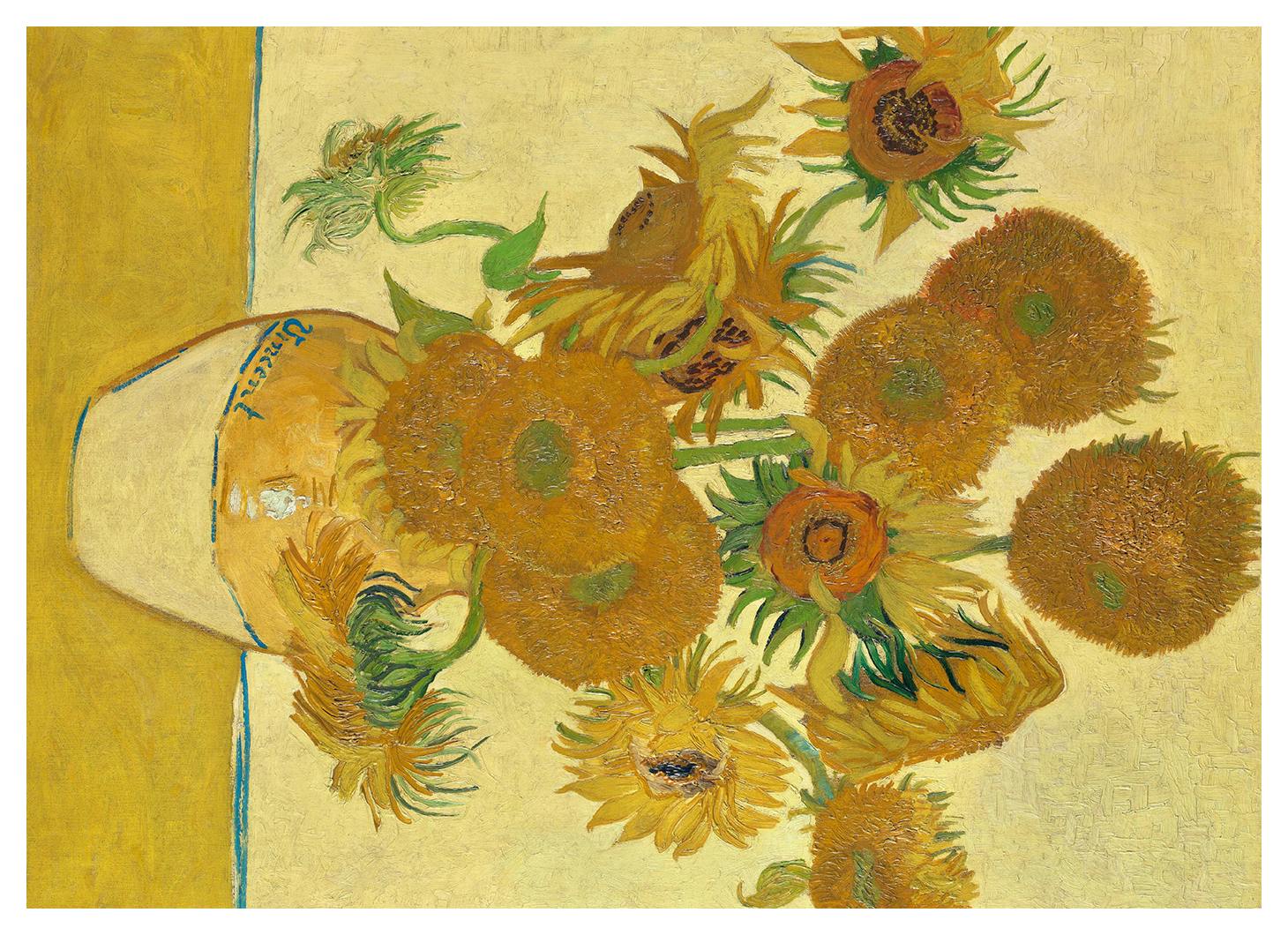 Van Gogh - Sunflowers Plakat (30x40 cm)- Van Gogh Plakat