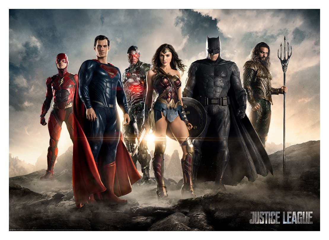 Justice League - Group Affiche (30x40 cm) - Films & Séries TV