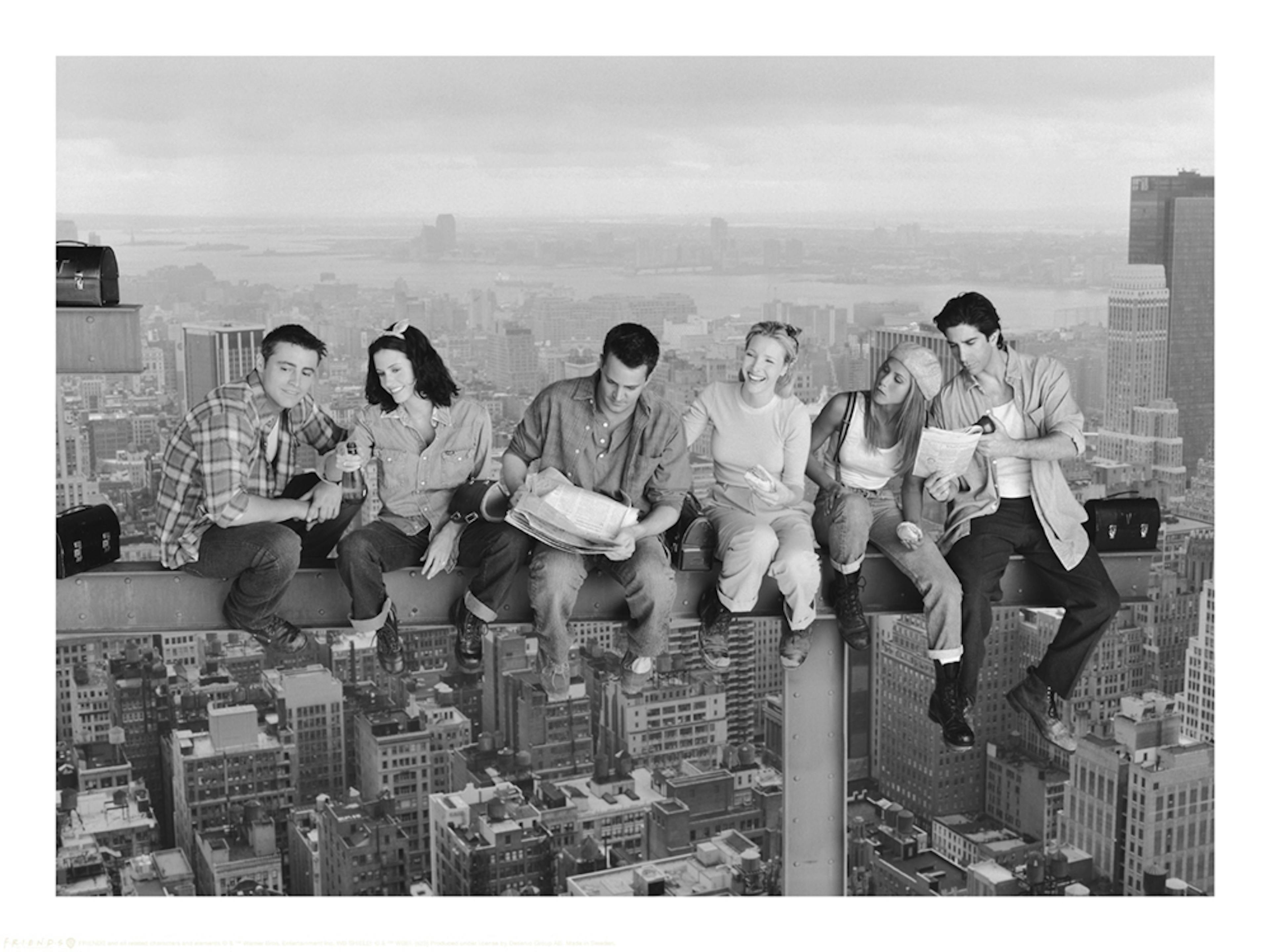 Friends™ - Lunch Atop a Skyscraper Print