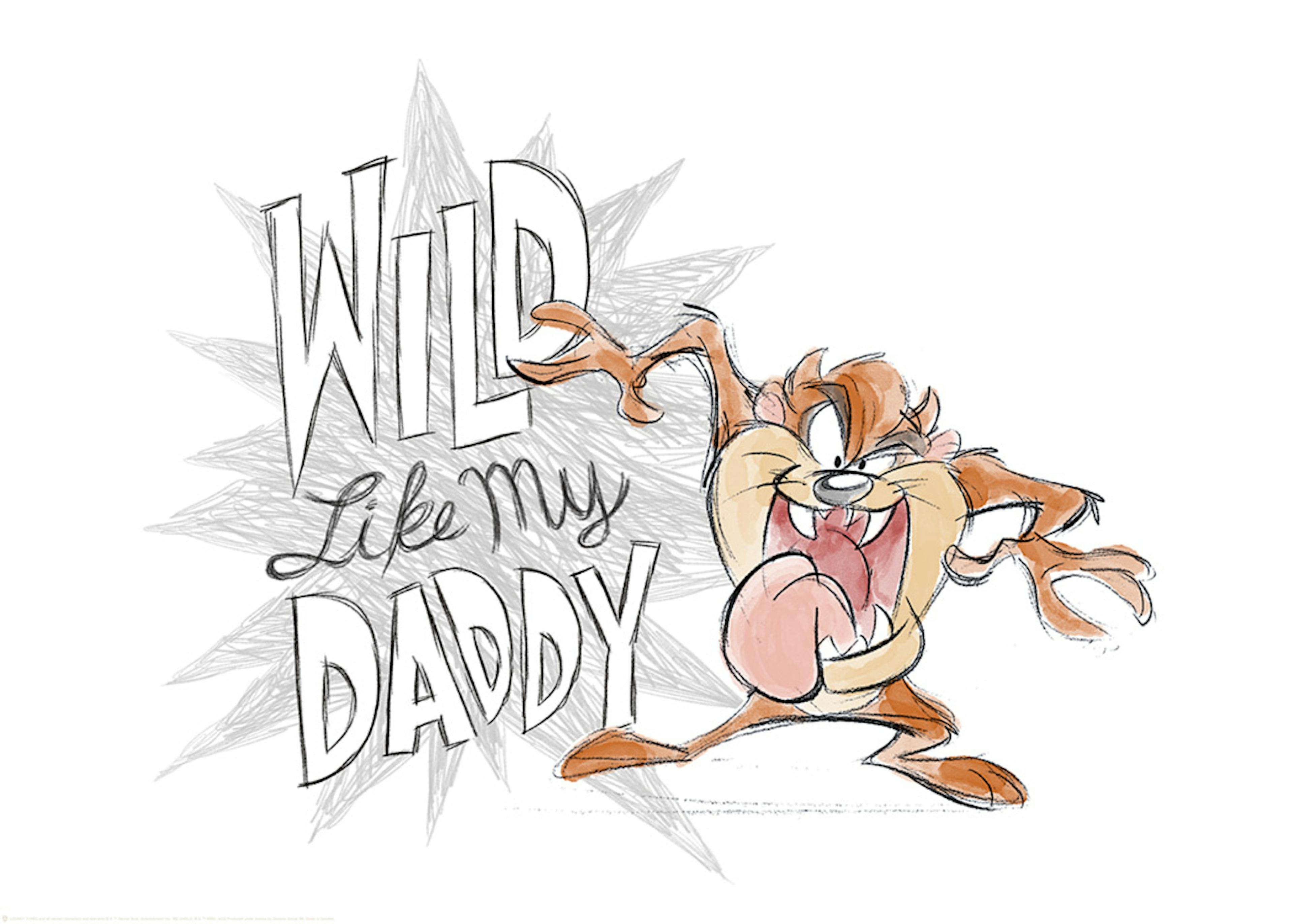 Looney Tunes™ - Wild Like My Daddy Print 0