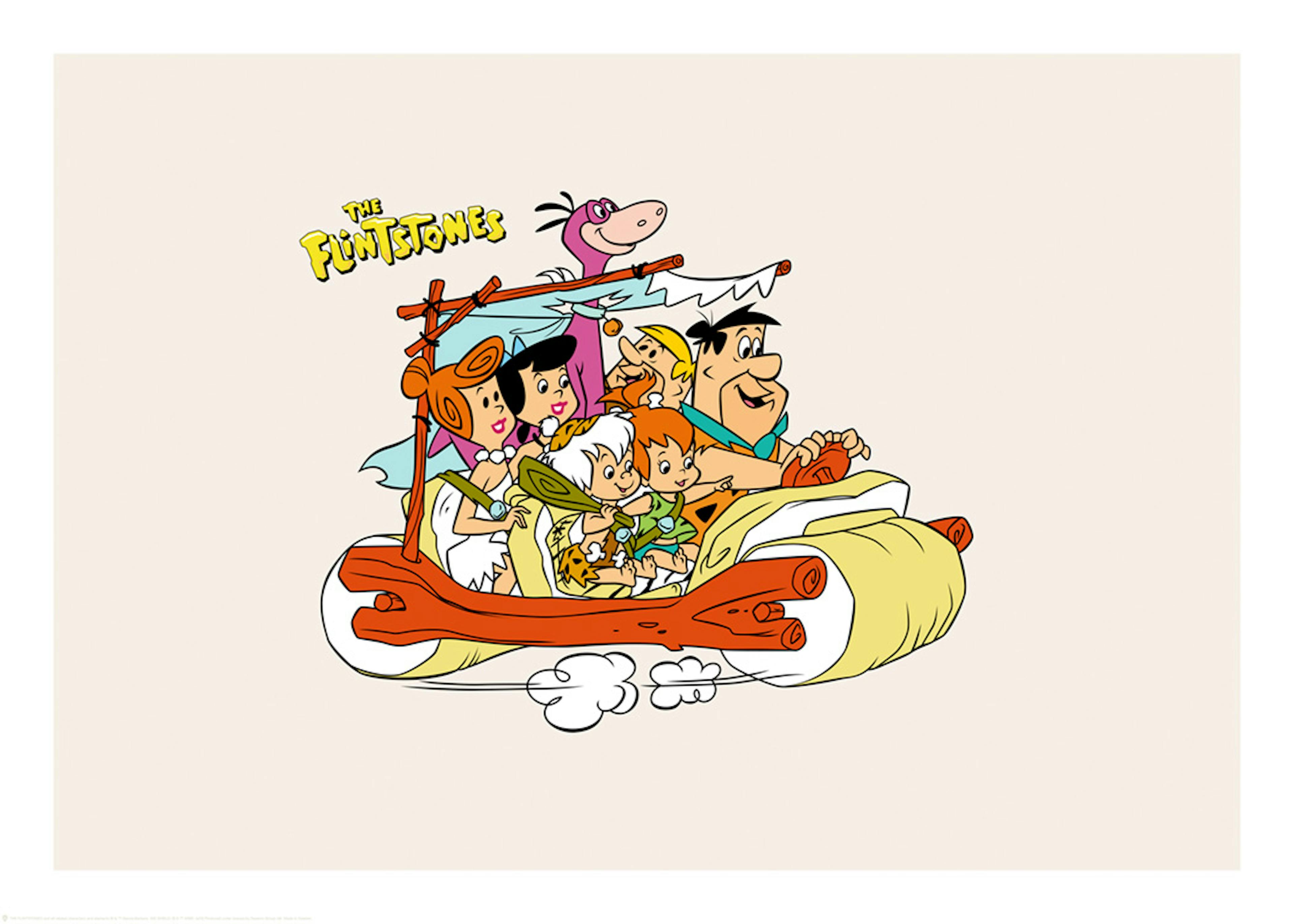 The Flintstones™ Family Ride Print 0