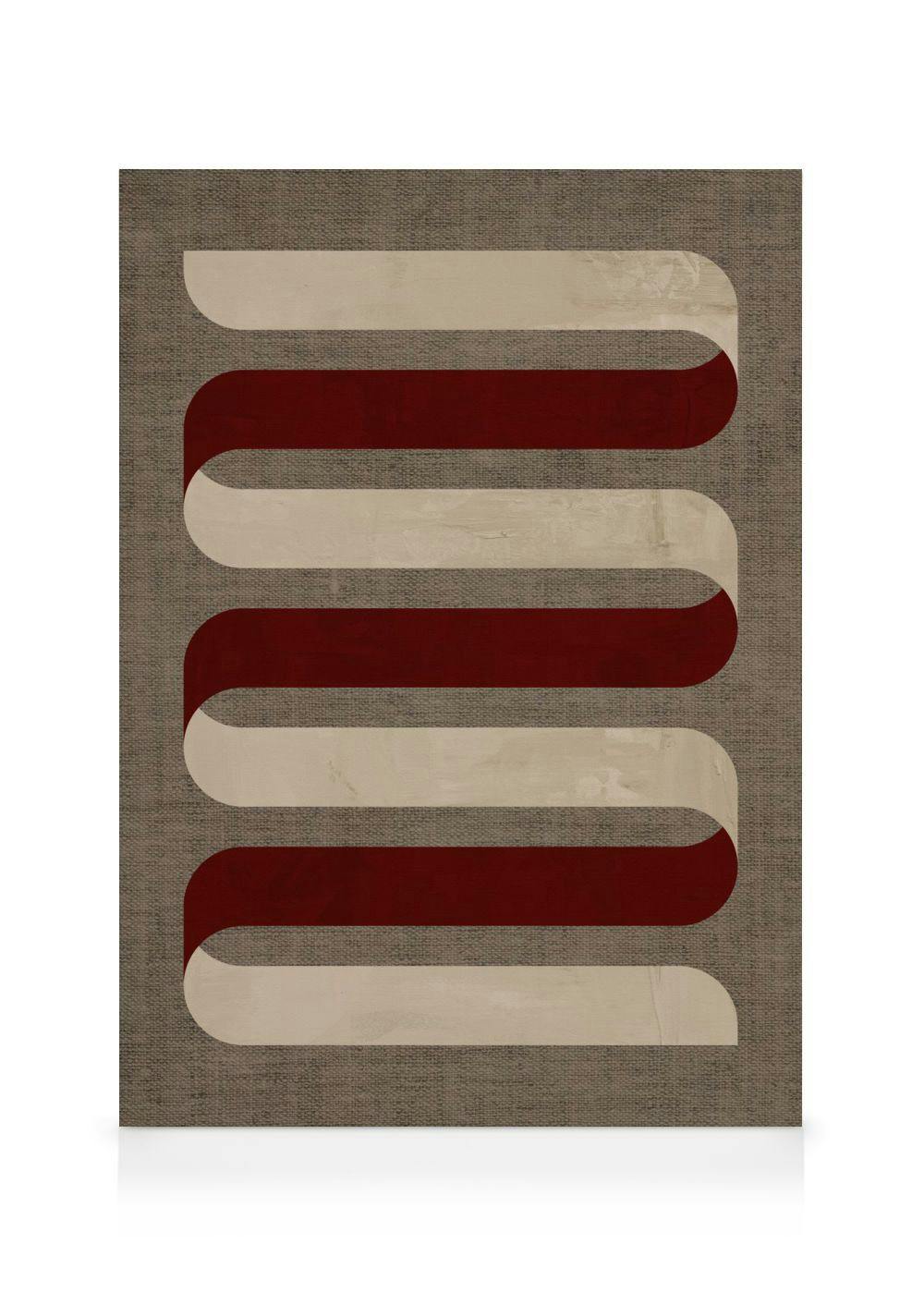 Canvas Prints Graphic Swirl Canvas print (100x140 cm)