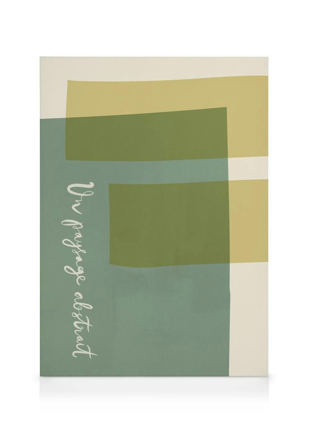 Canvastavlor Un Paysage Abstrait Canvastavla (50x70 cm)