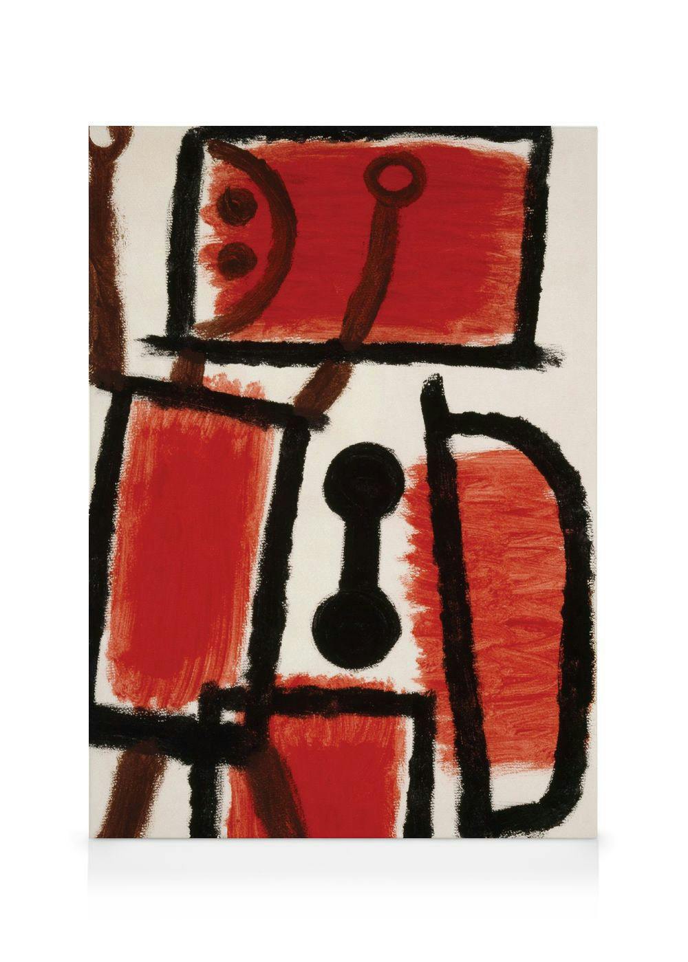 Paul Klee - Locksmith Toile (100x140 cm - Cadre de chêne)  Art abstrait
