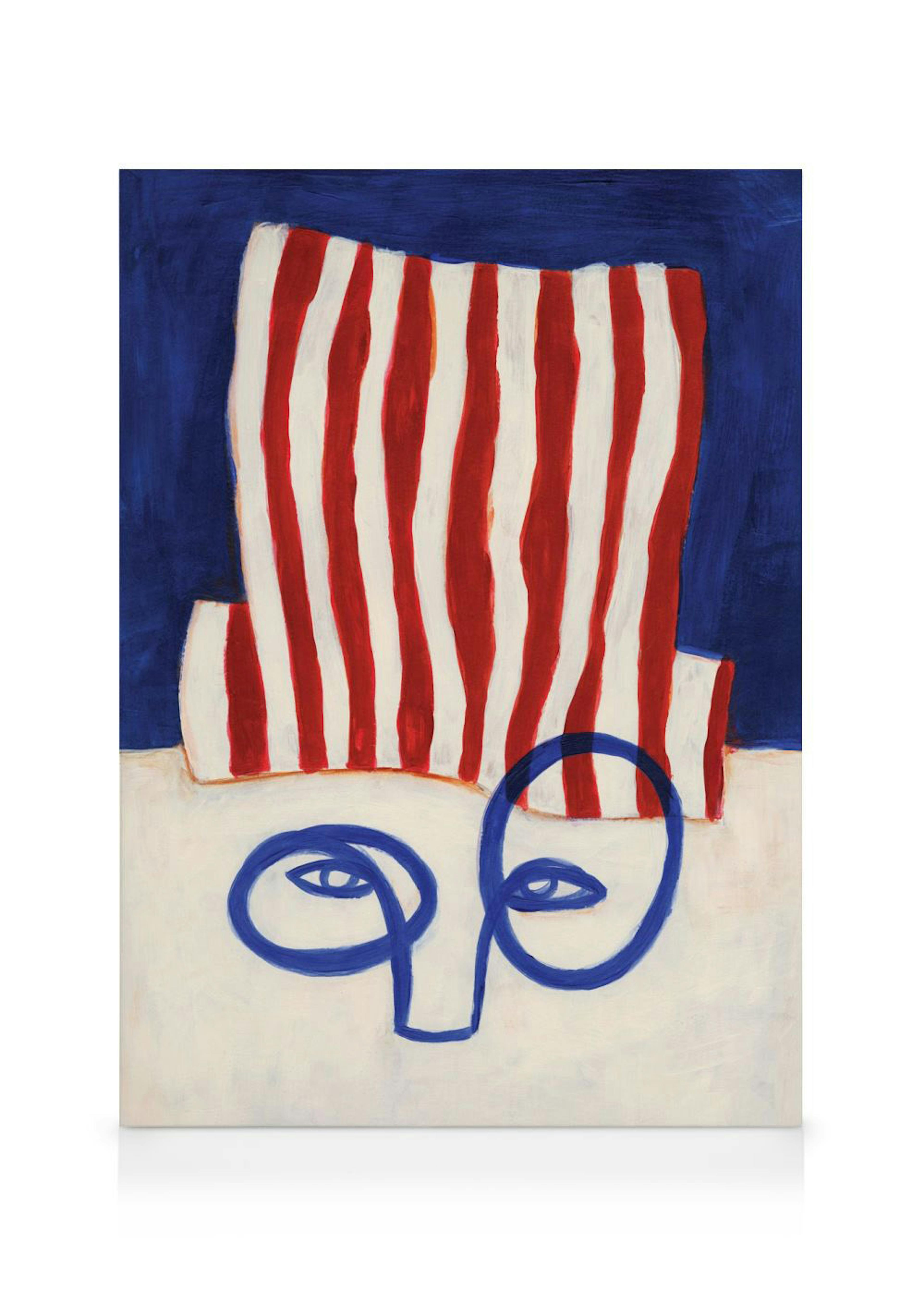 Figure In Glasses Καμβάς 0