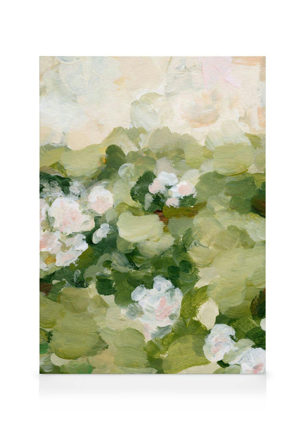 Canvas Prints Prairie Verte Canvas print (70x100 cm - Oak Frame)