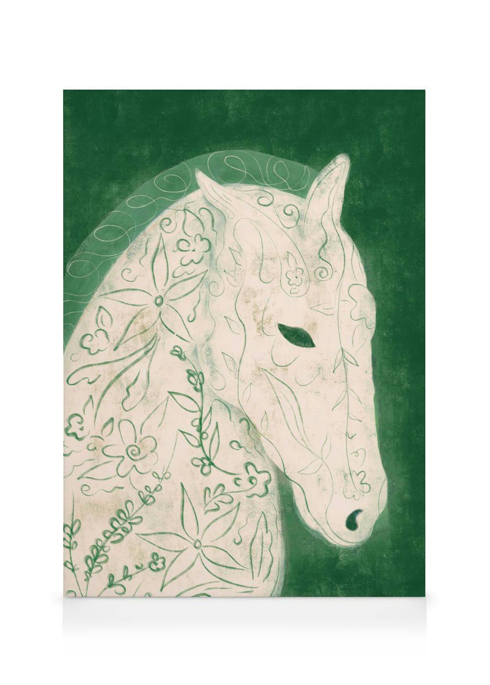 Obrazy na płótnie Lucrecia Rey Caro - Earth Horse Obraz na płótnie (30x40 cm)