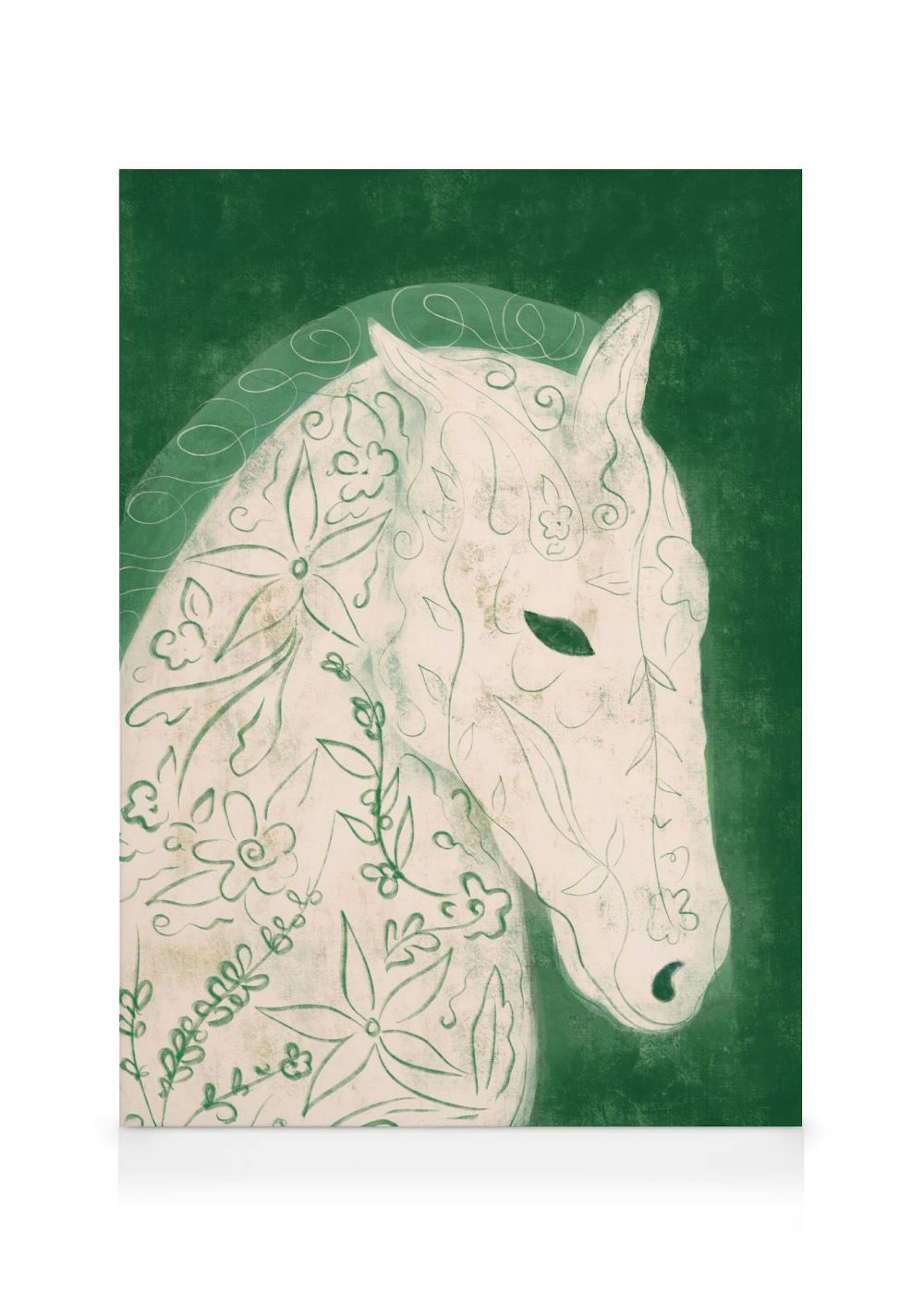 Lucrecia Rey Caro - Earth Horse Kanvaasi 0