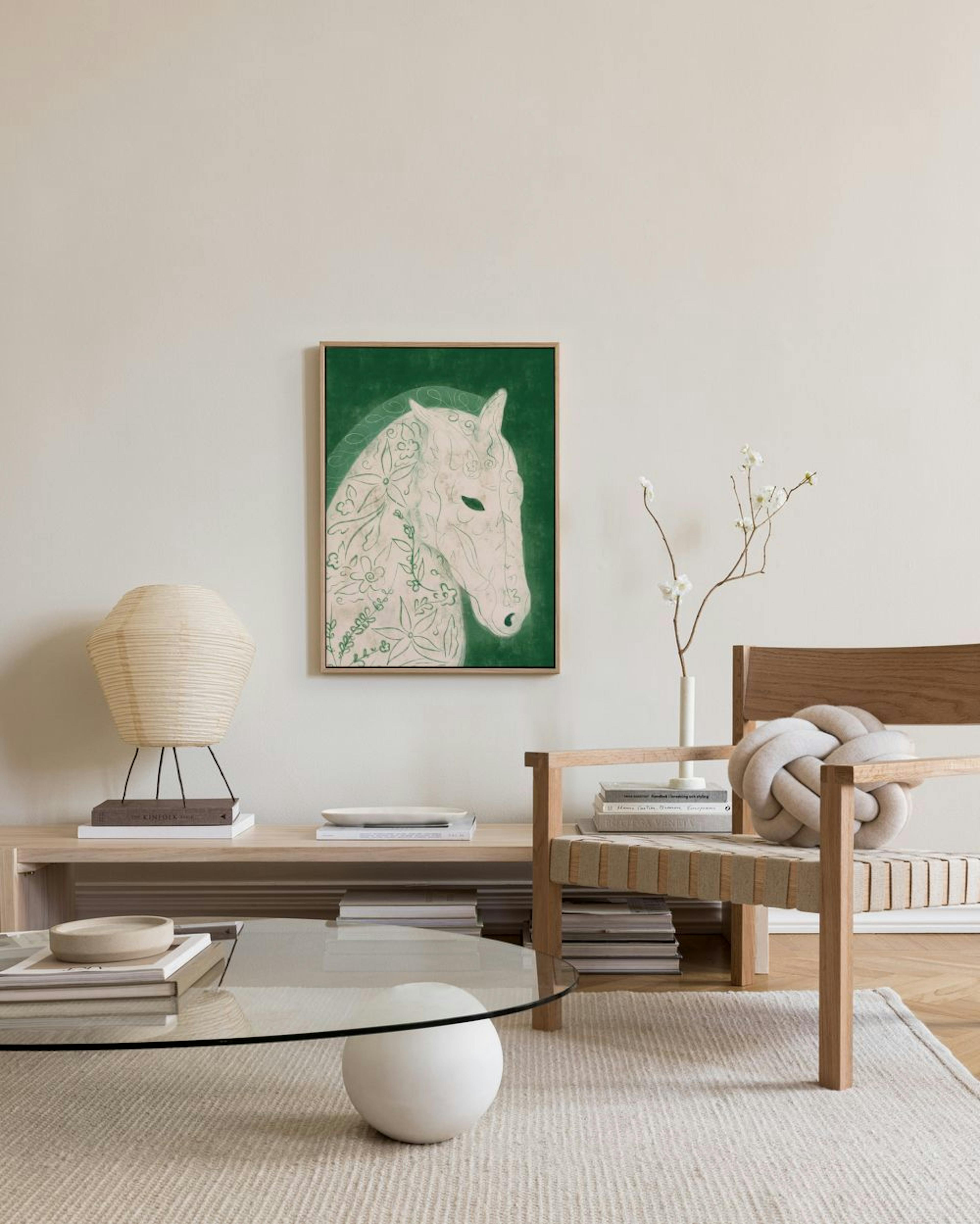 Lucrecia Rey Caro - Earth Horse Toile