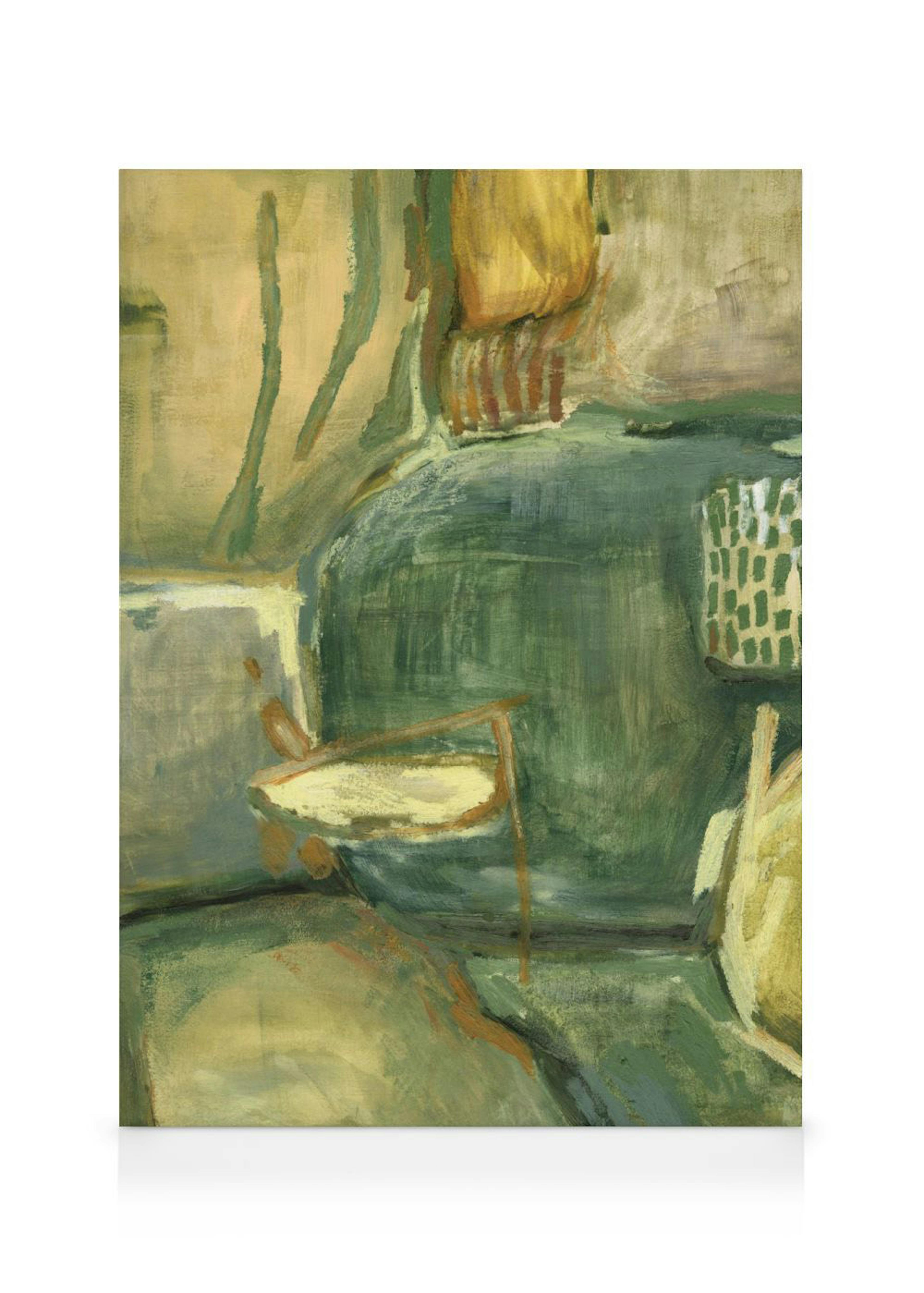 Abstract Greenscape Lerret 0