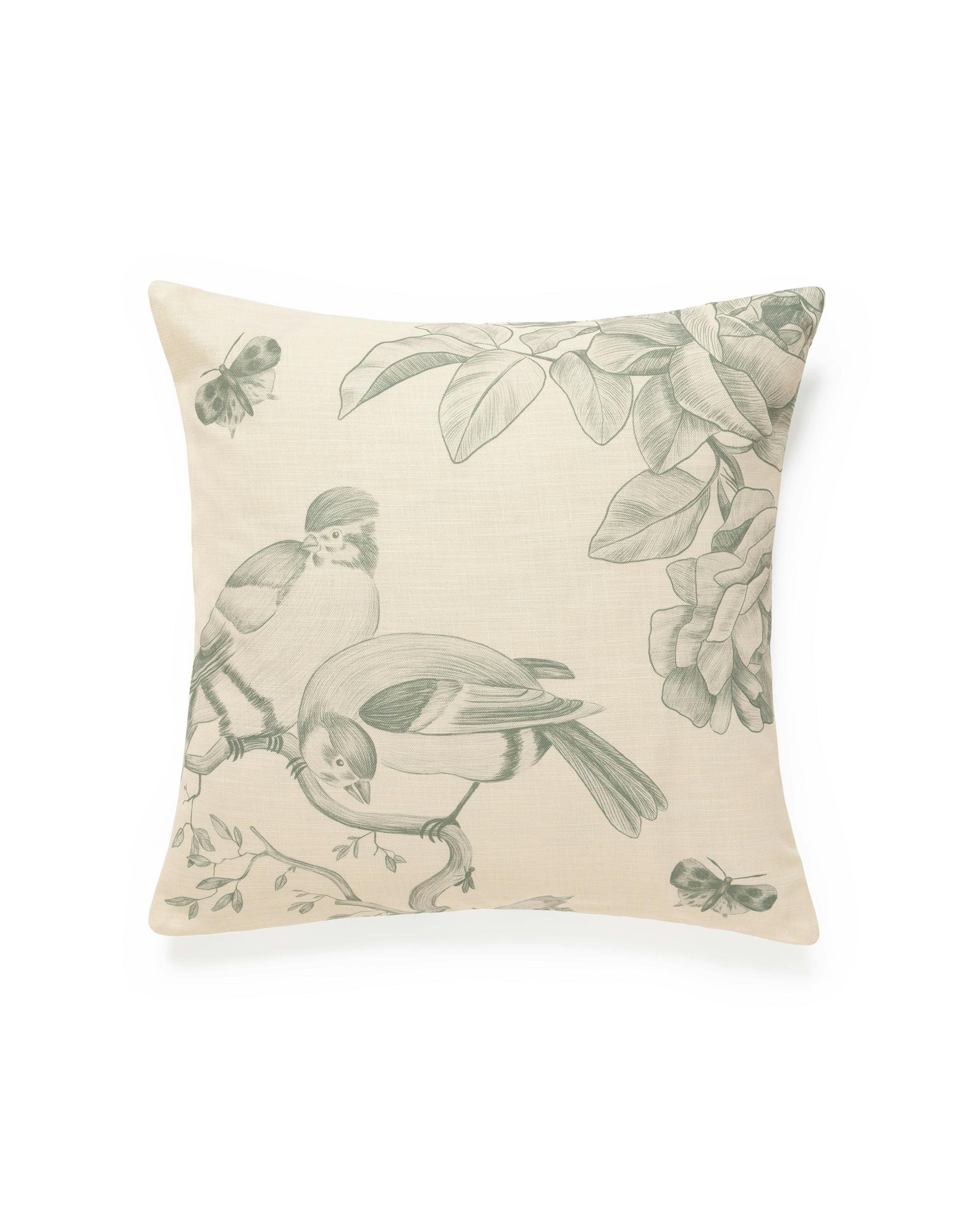 Vintage Botanical Kussensloop (40 x 40 cm met vulling) - Kussens en Kussenhoezen