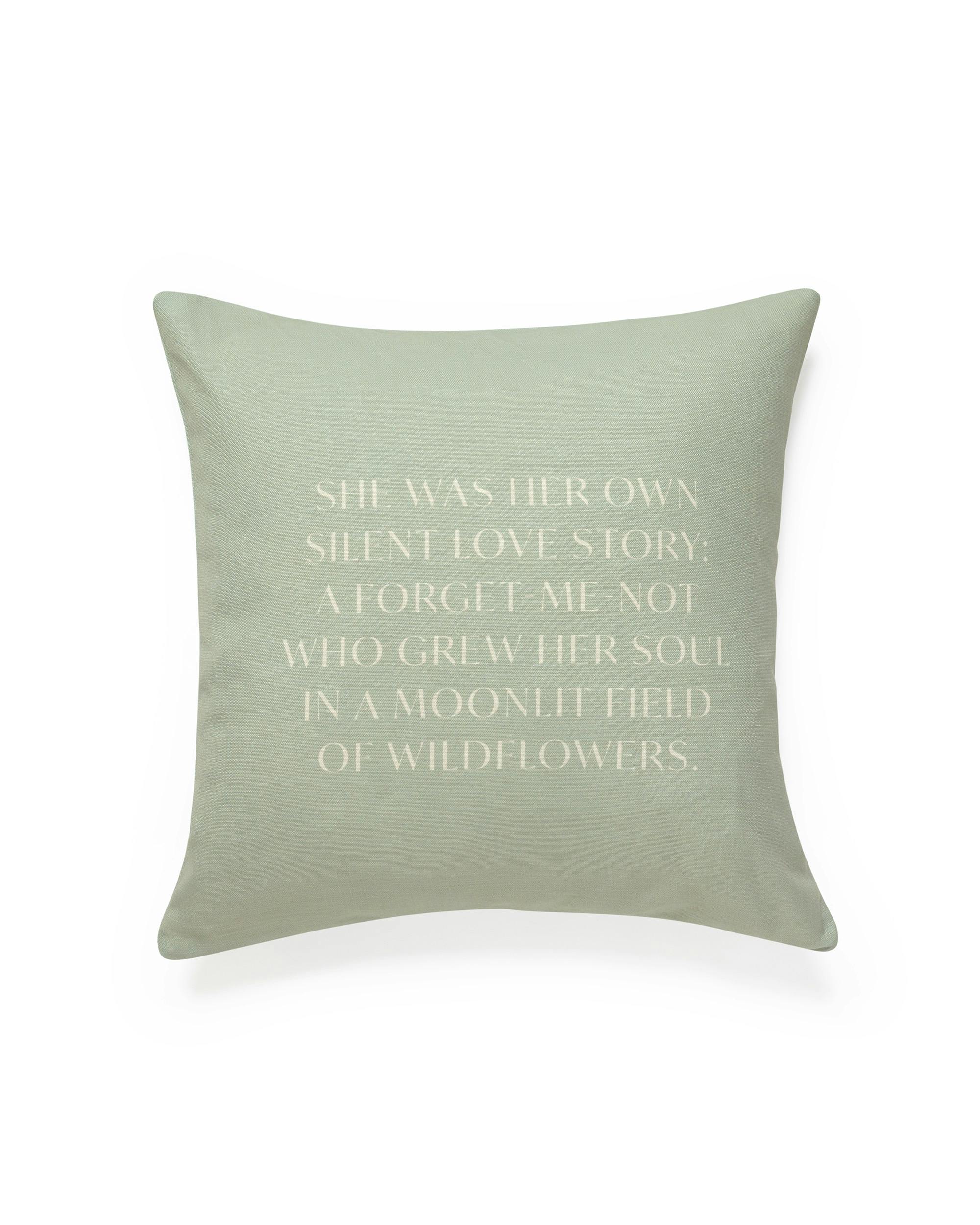 Silent Love Story Kussensloop (40 x 40 cm) - Kussens en Kussenhoezen