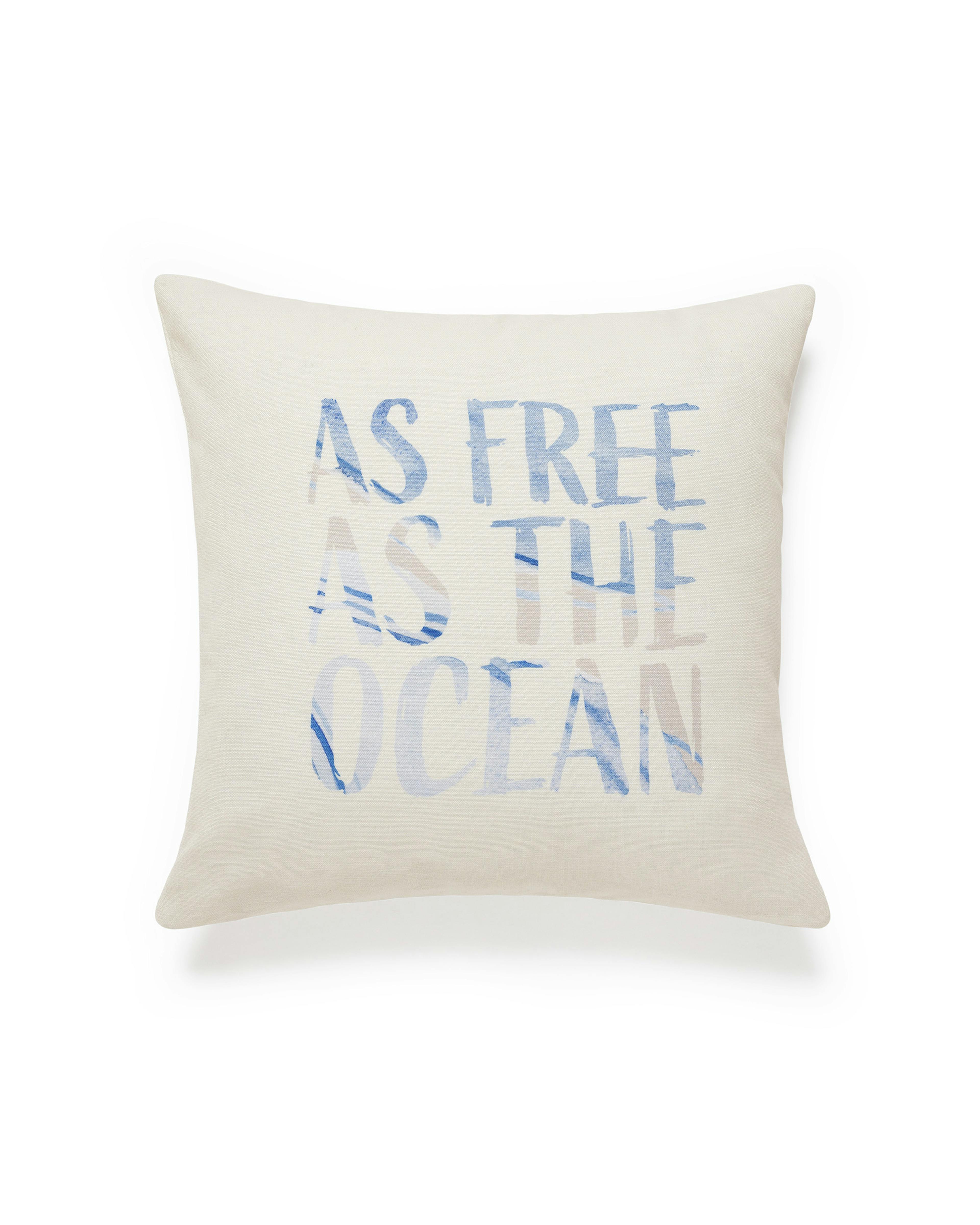 As Free as the Ocean Cushion Cover 0