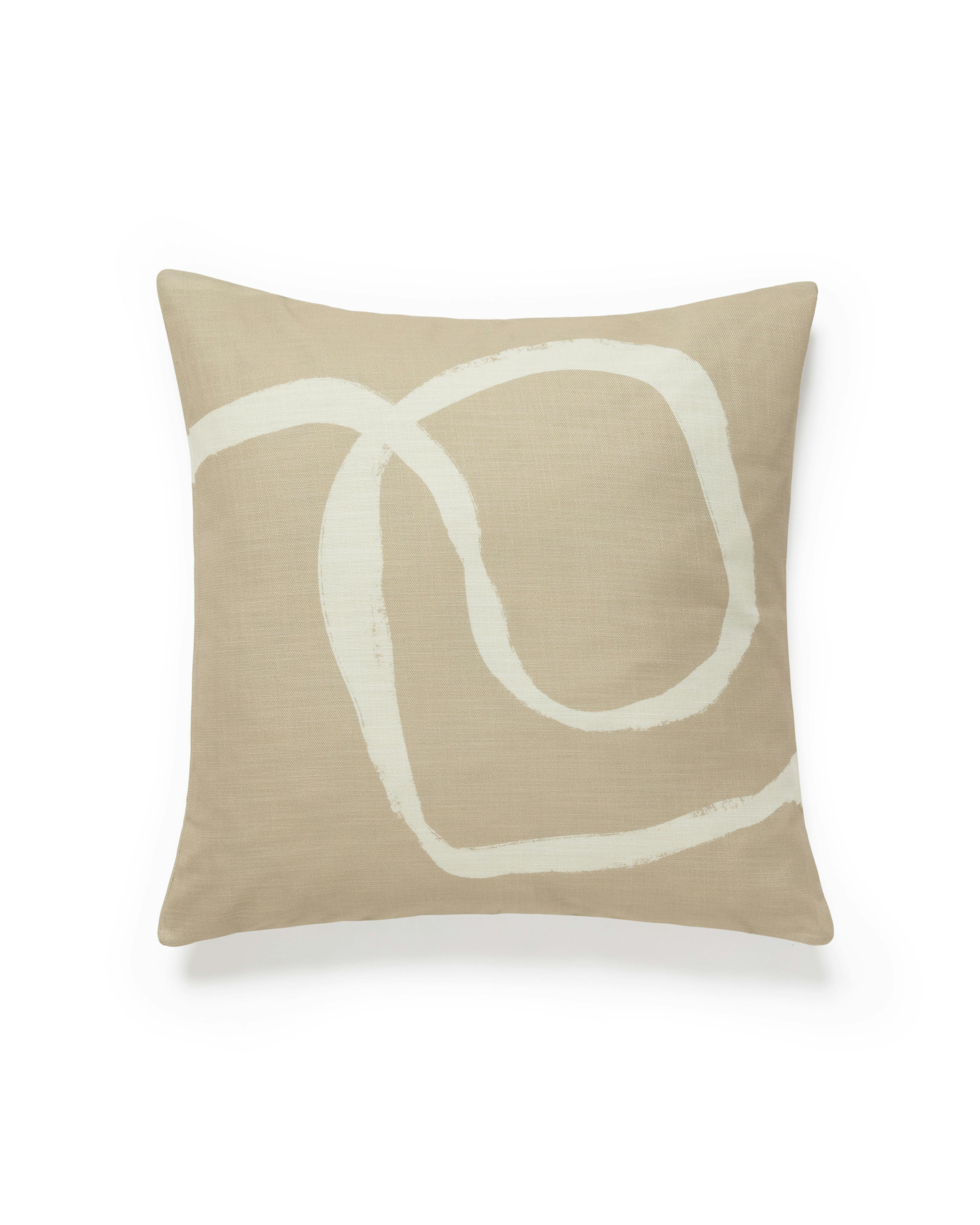 Beige Strokes No2 Cushion Cover 0