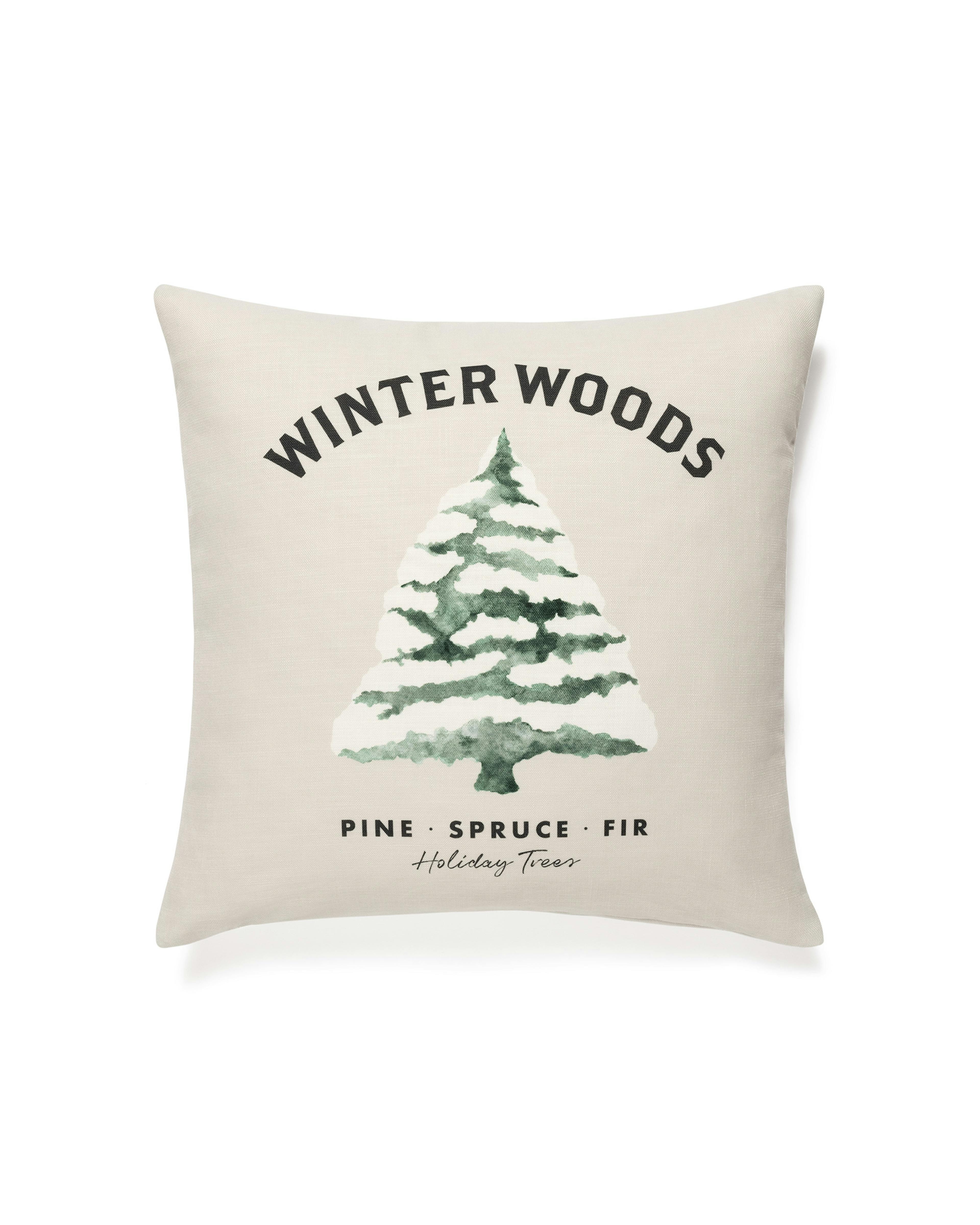 Winter Woods Funda de cojín 0