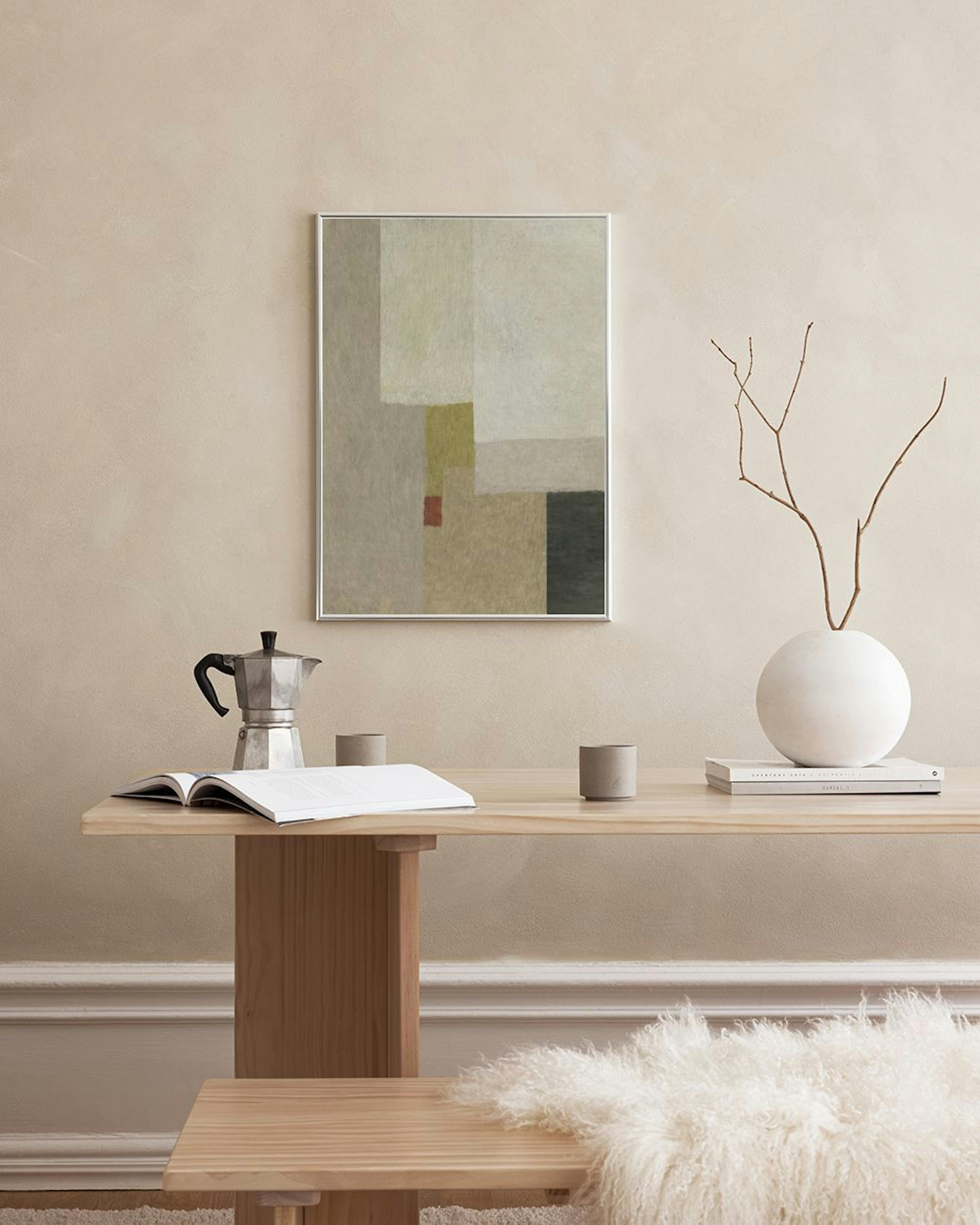 Dan Hobday - Squared Abstract Poster