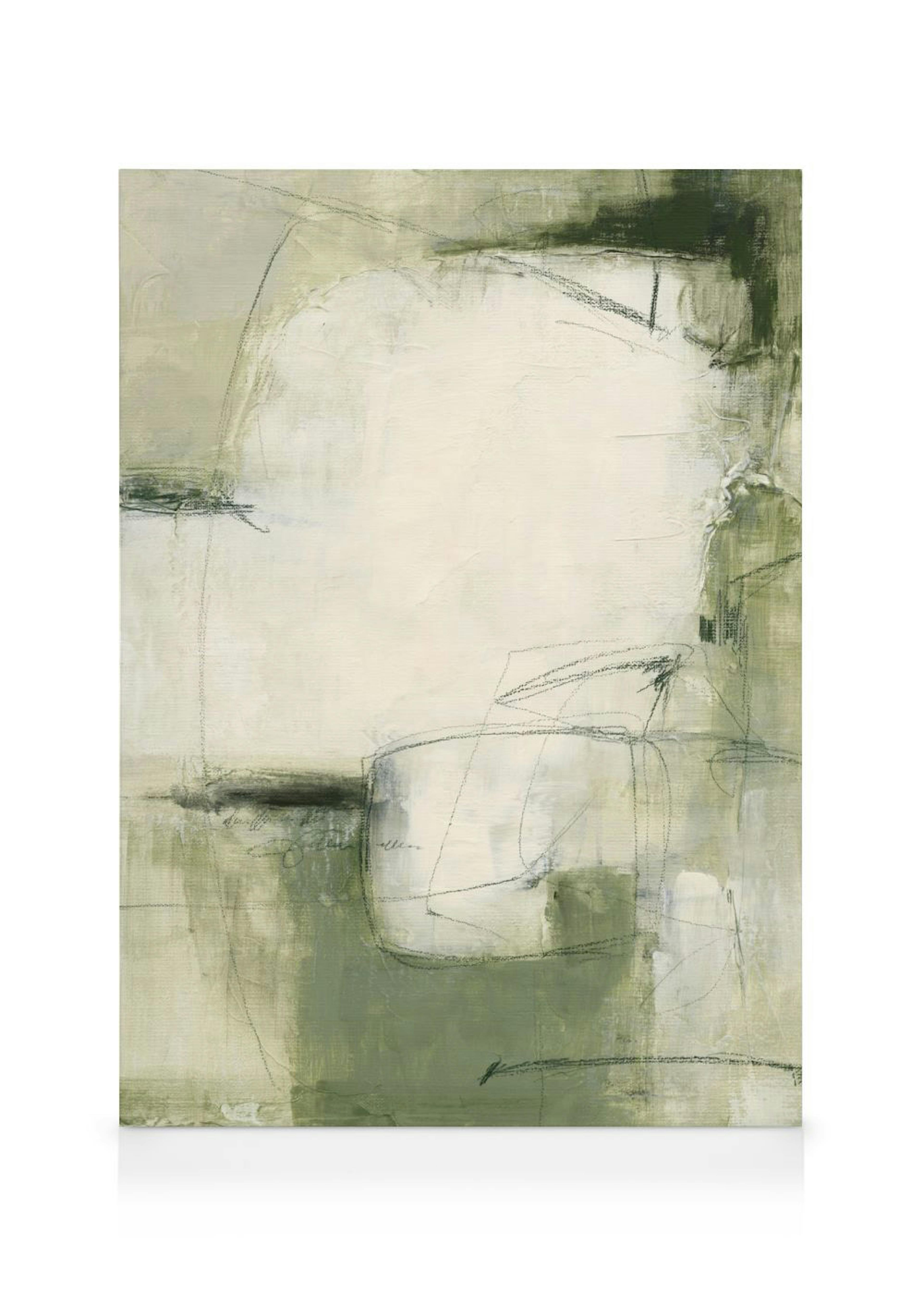 Contemporary Greens No2 Obraz na płótnie 0