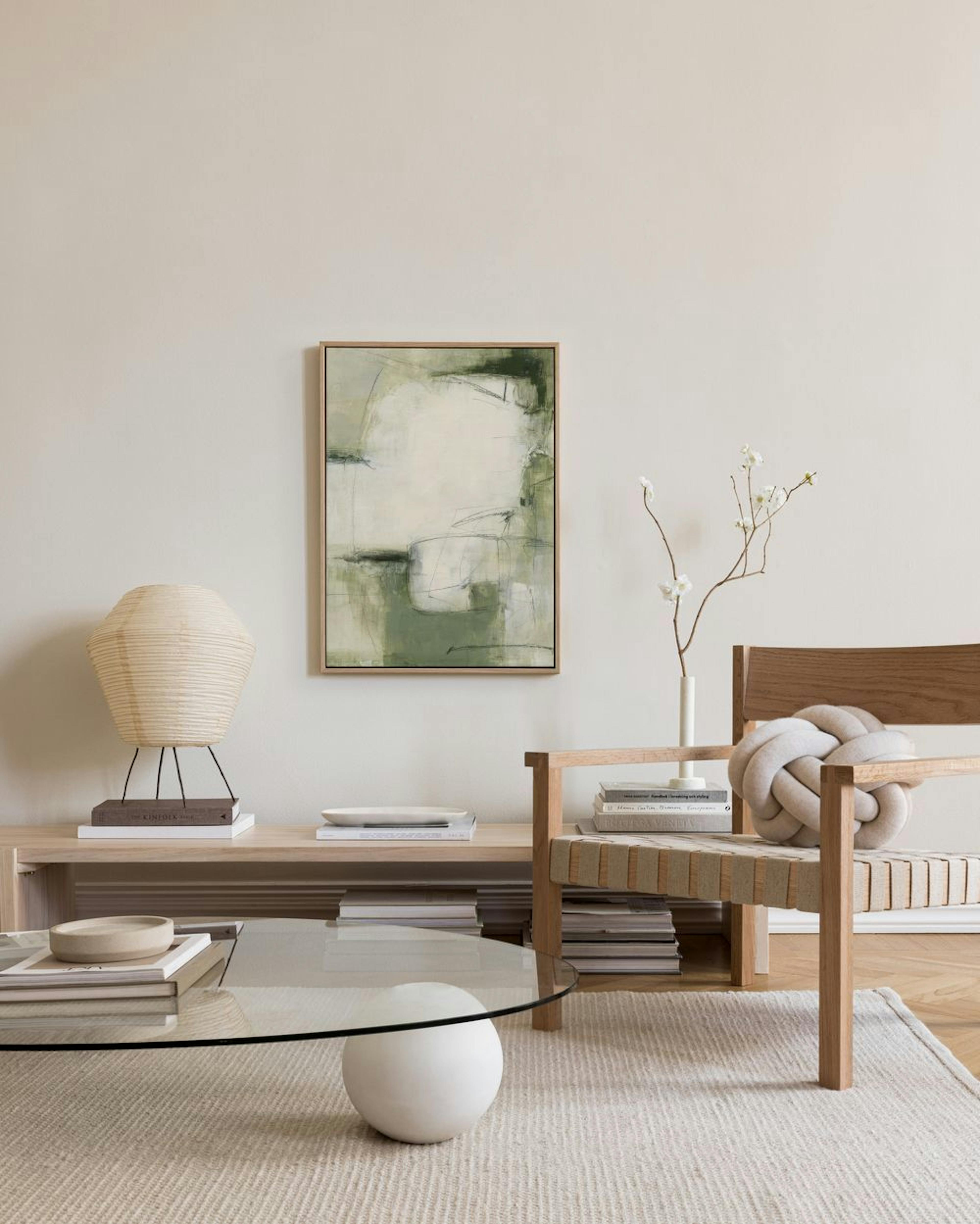 Contemporary Greens No2 Lienzo