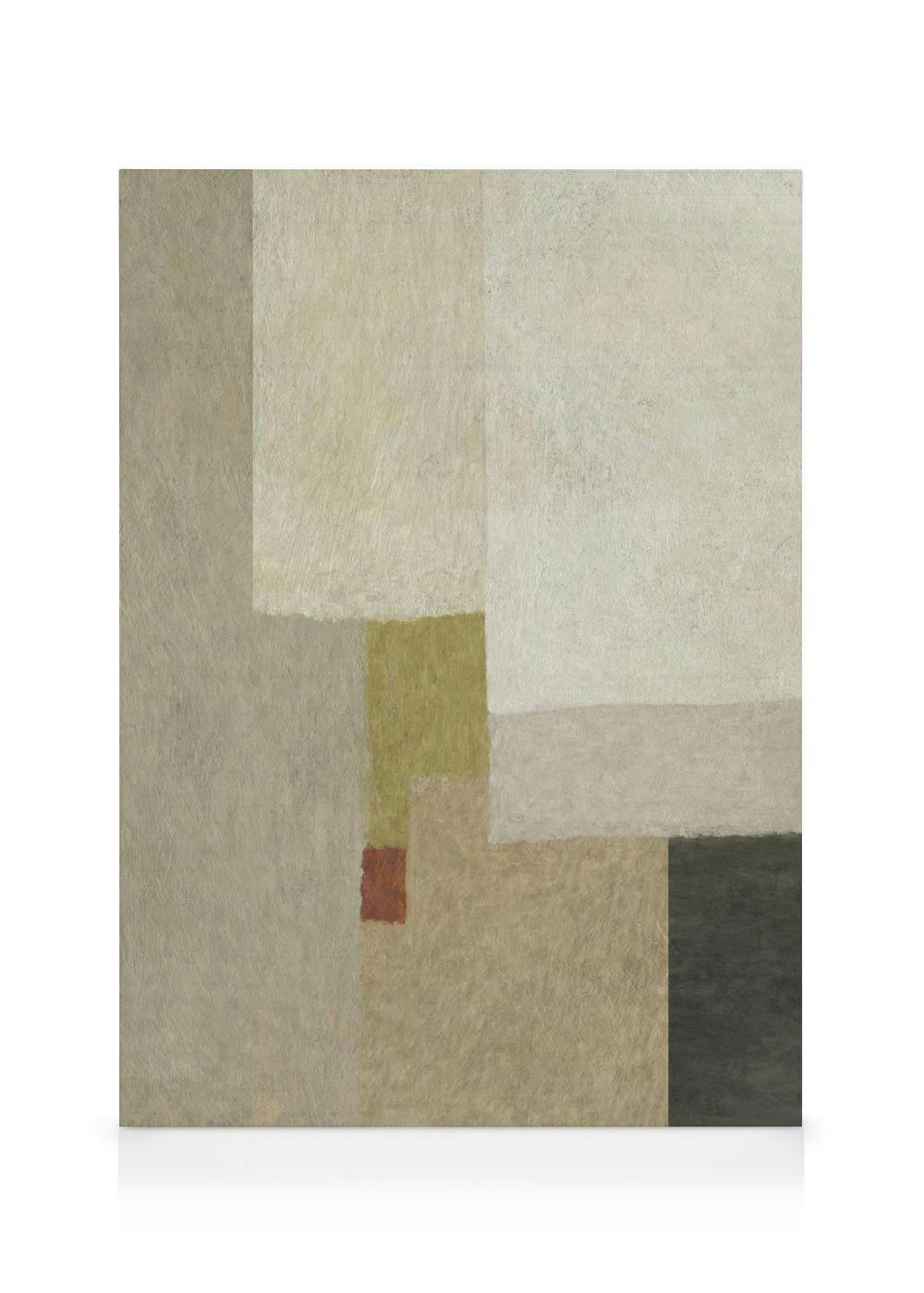 Canvas Prints Dan Hobday - Squared Abstract Canvas print (50x70 cm)