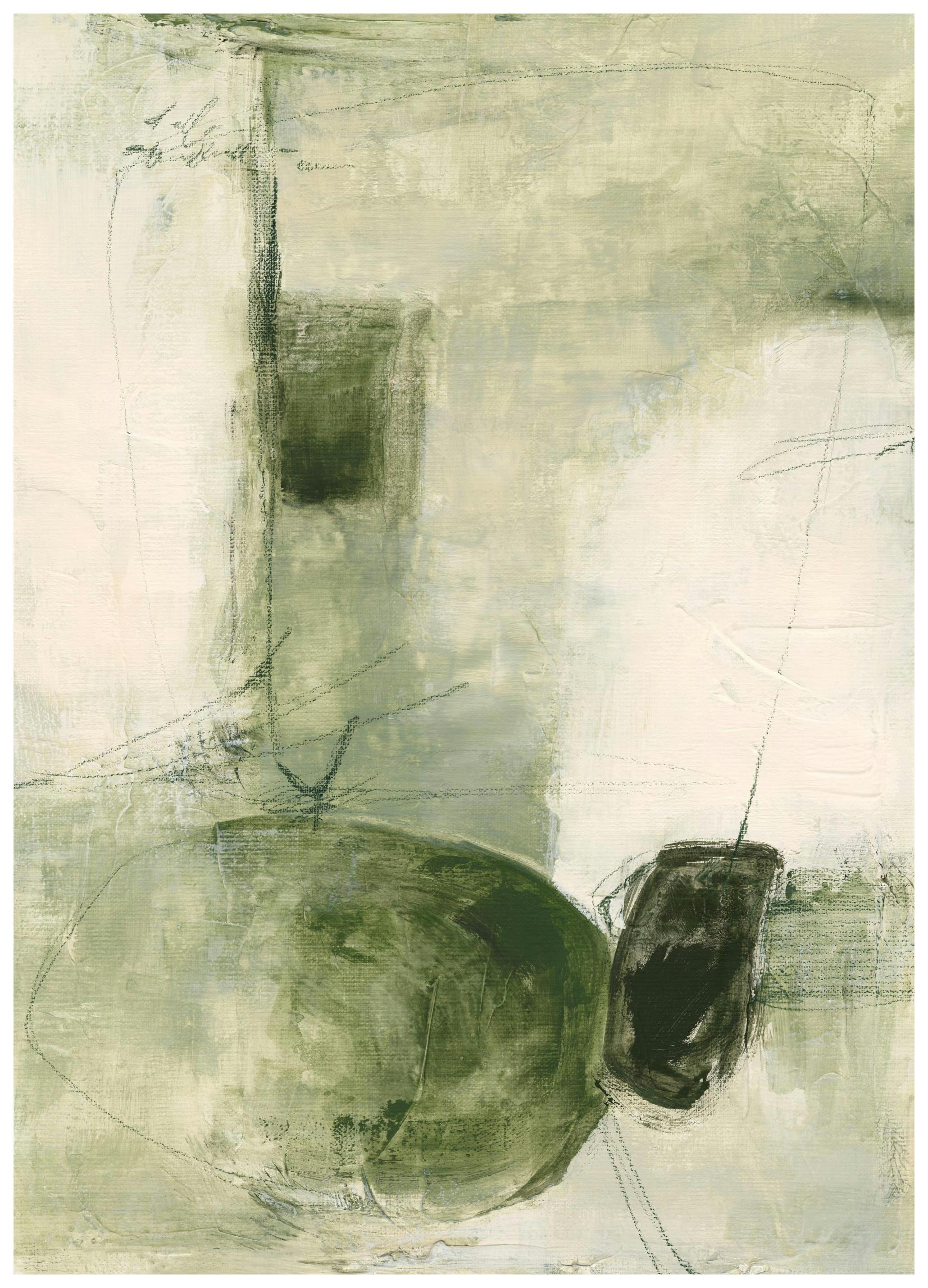 Contemporary Greens No1 Print (50x70 cm)