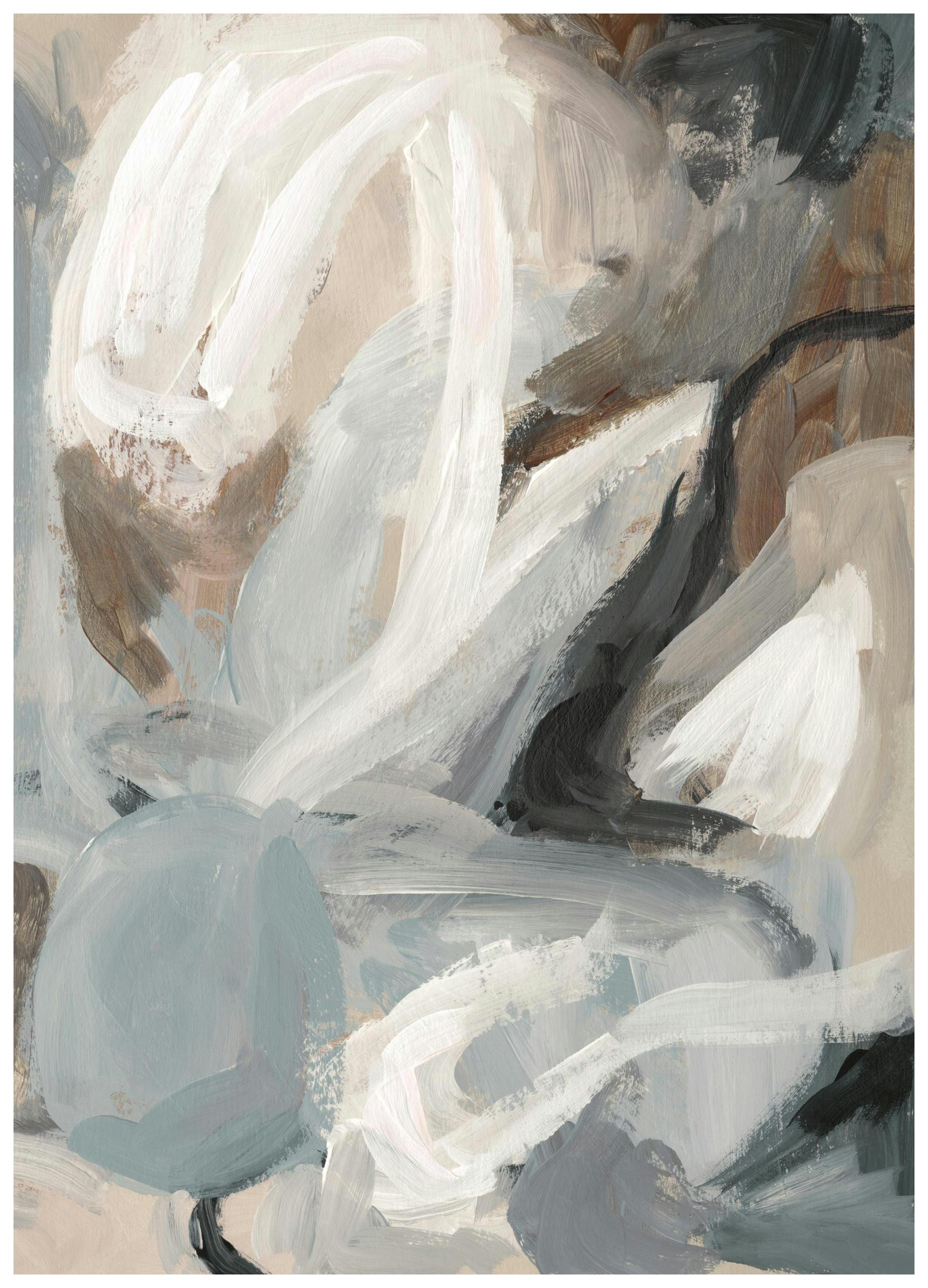 Prints - Tranquil Teal No2 Print (50x70 cm) - Abstract art prints