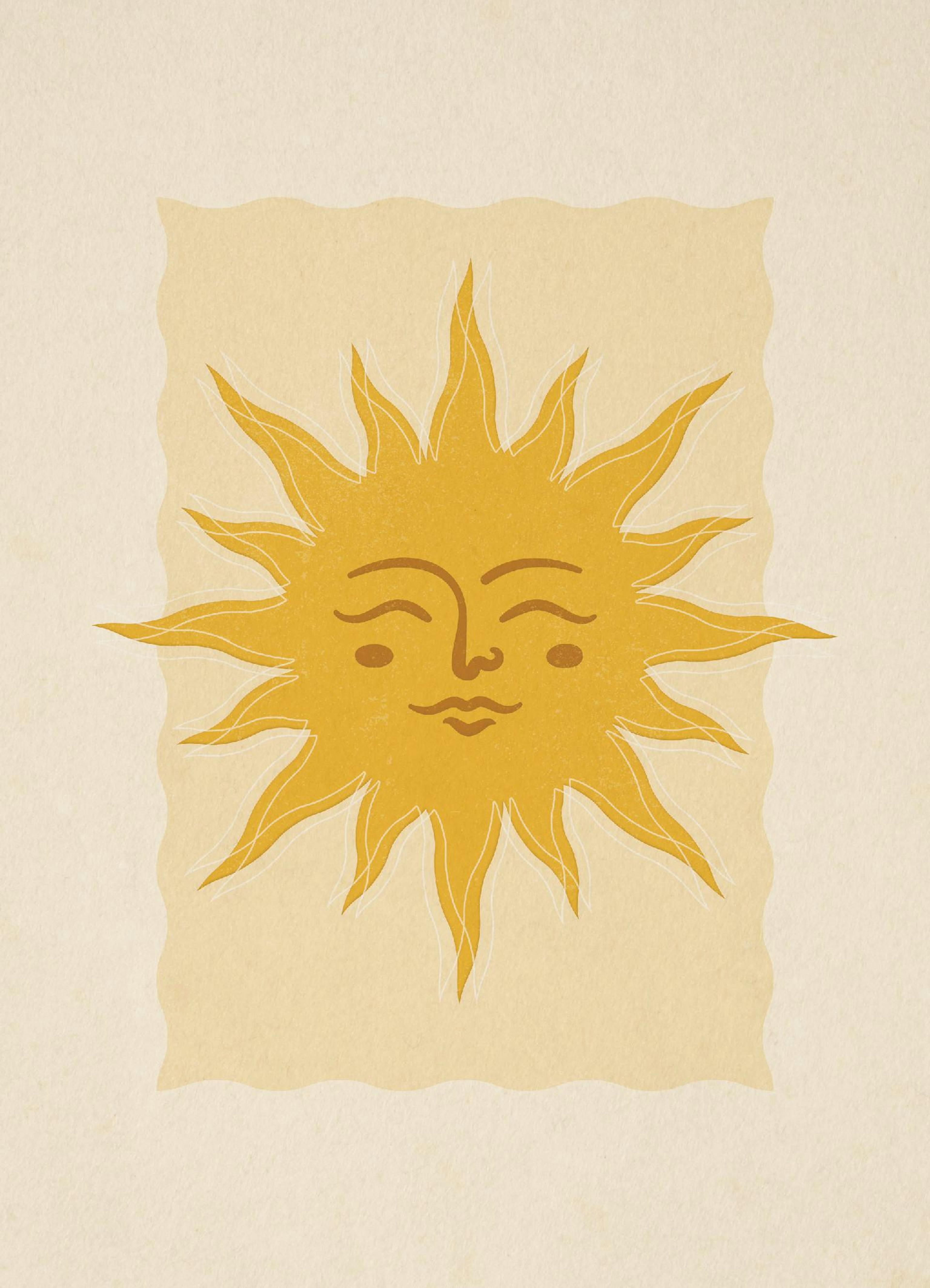 Warming Sun Print