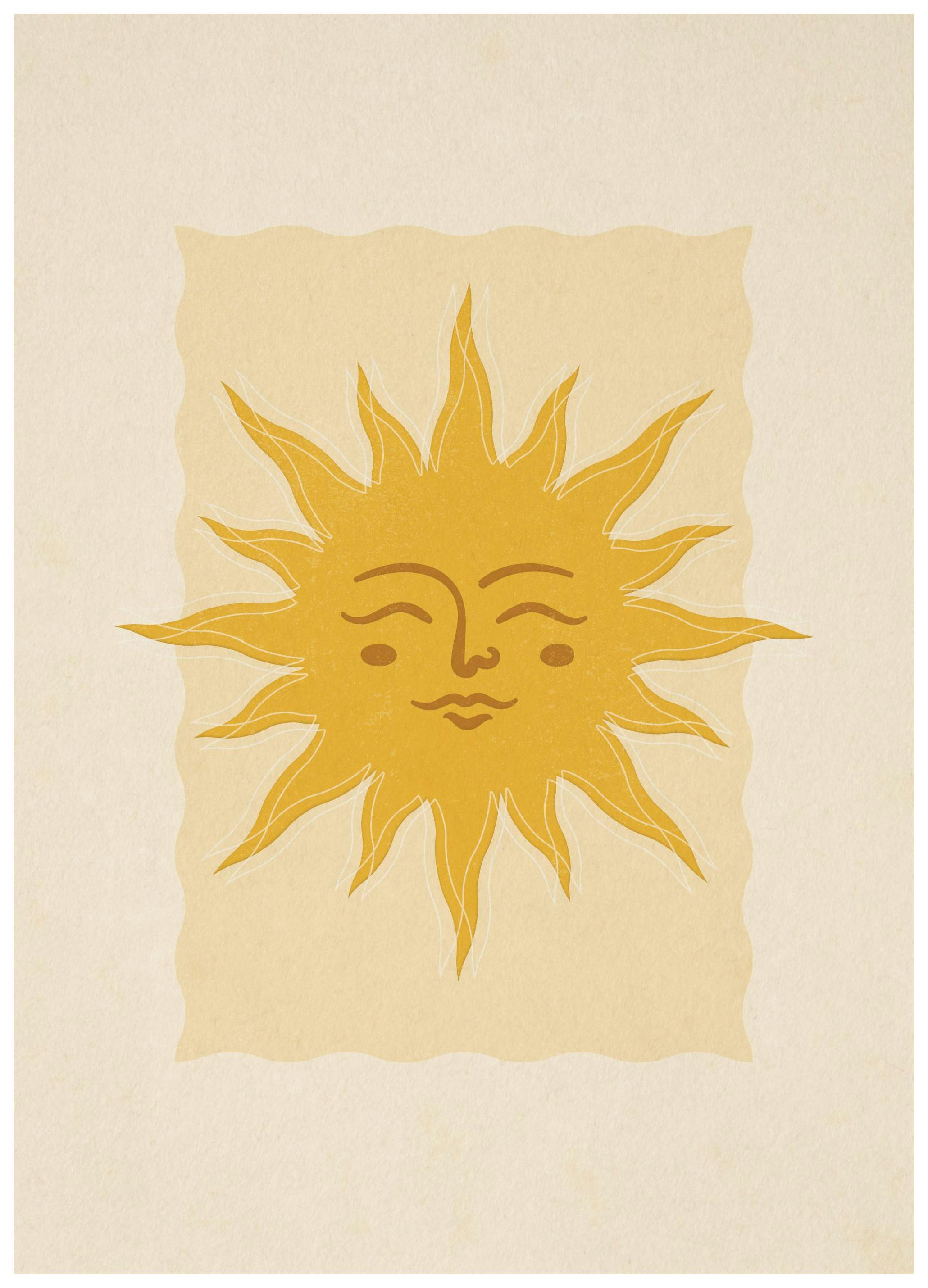 Prints - Warming Sun Print (13x18 cm) - Illustration prints