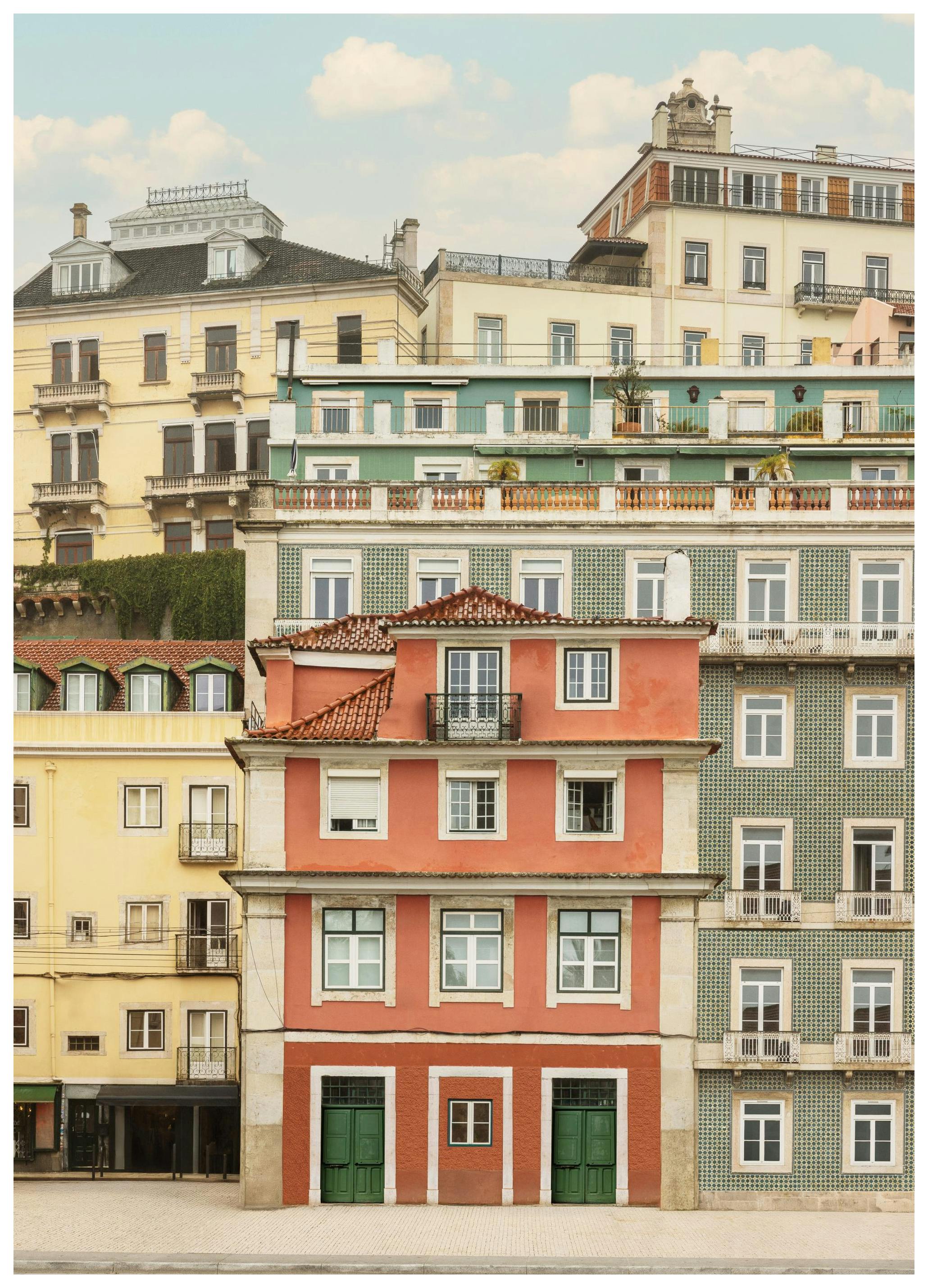 City of Colors Poster (50x70 cm) - Architectuur