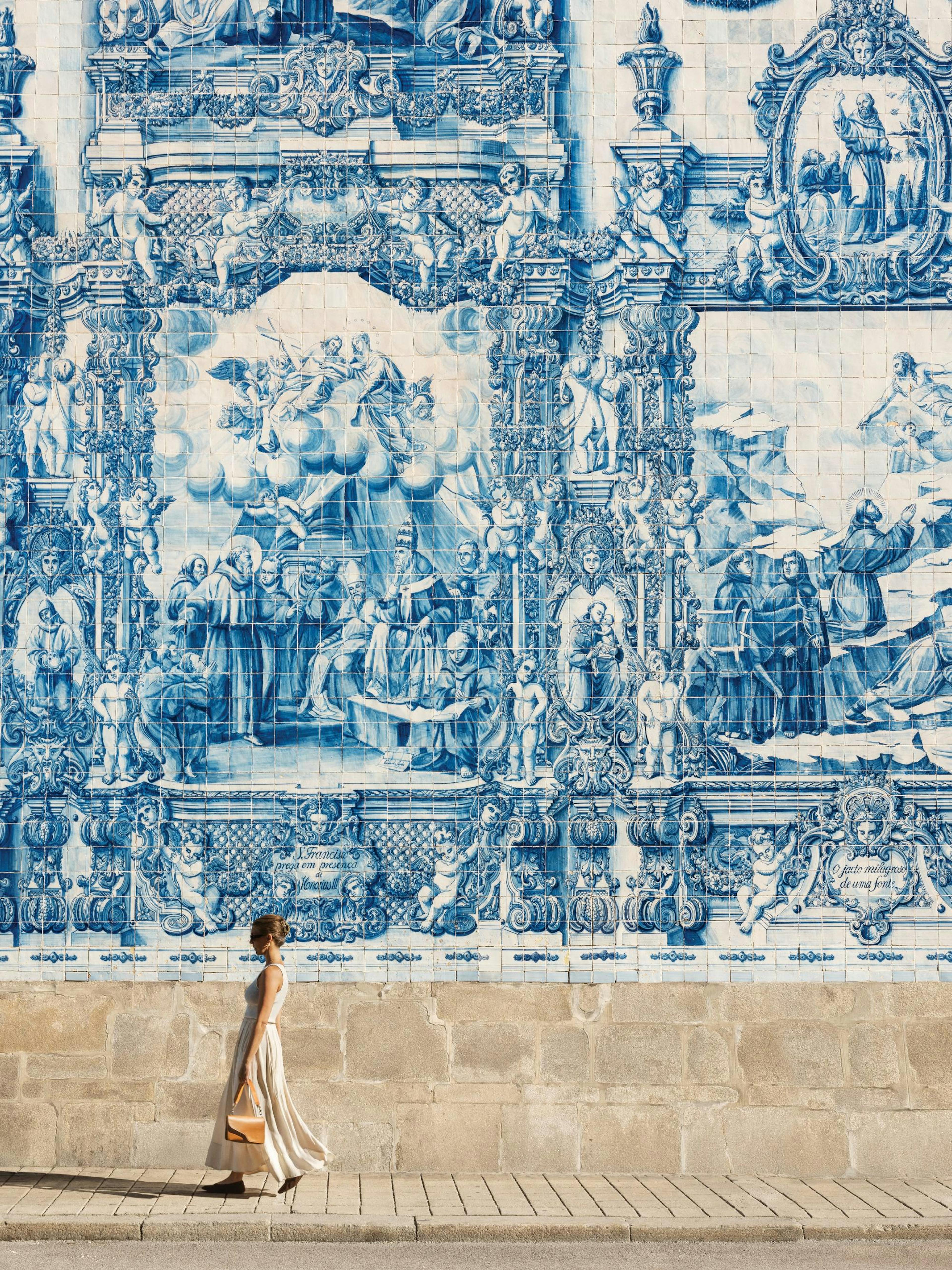 Azulejo Walk Poster