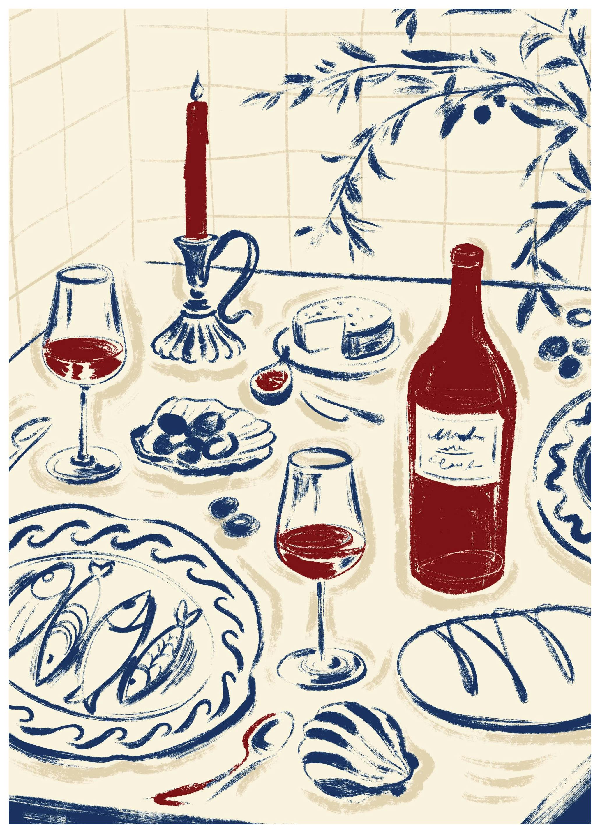 Dinner is Ready Plakat (30x40 cm)- Jedzenie