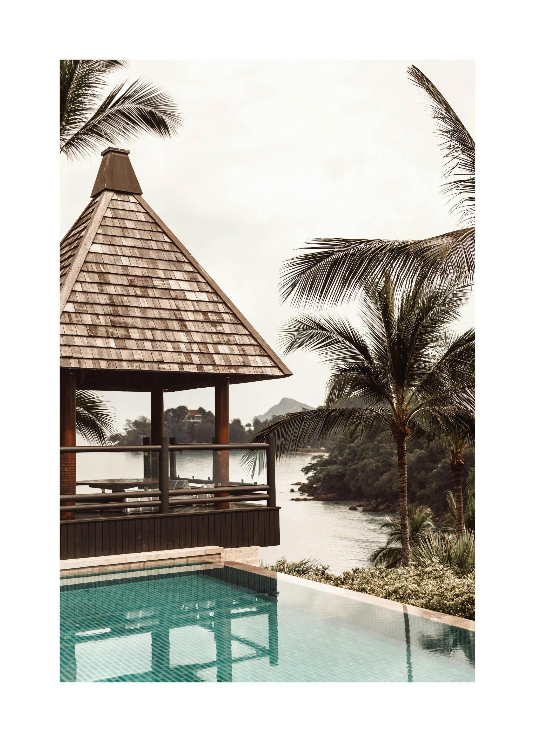 Tropical Dreamscape Poster (50x70 cm) -  Poster mit Palmenmotiven