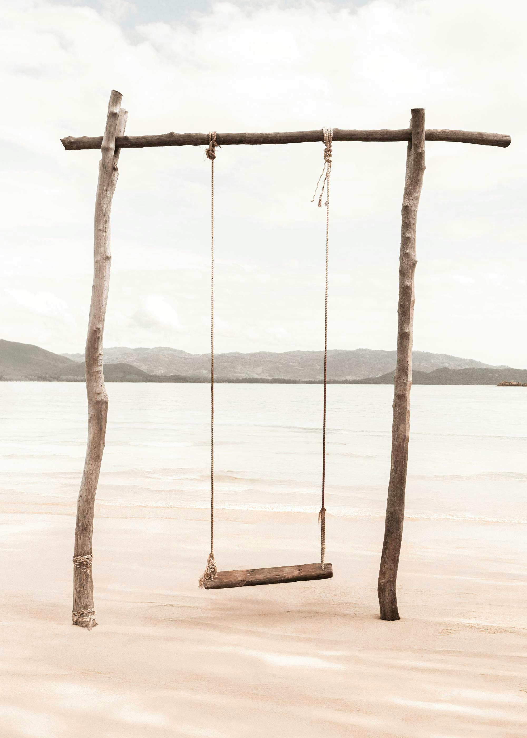 Oceanfront Swing Poster 0