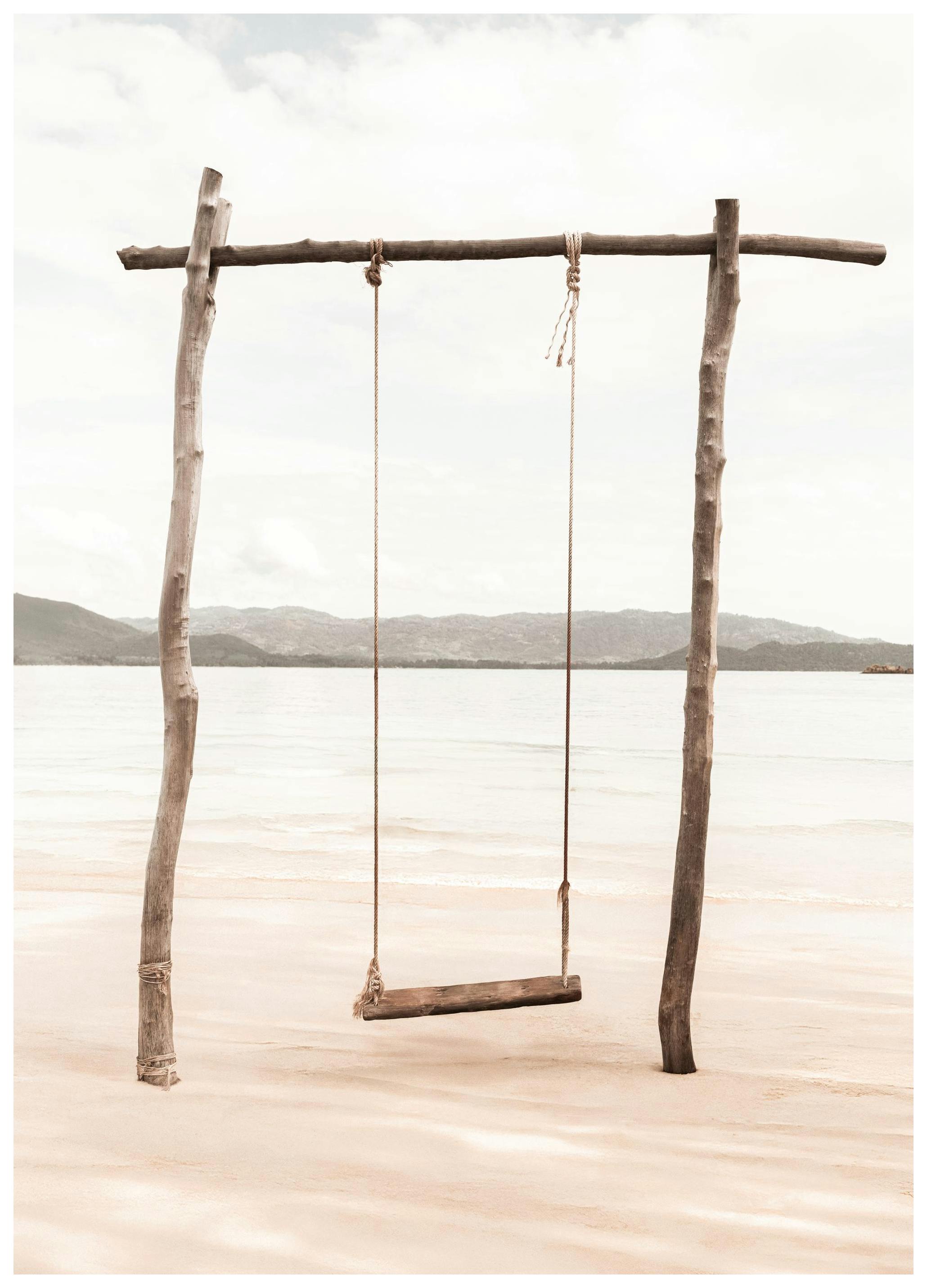 Oceanfront Swing Affiche (30x40 cm) - Tableaux de plages
