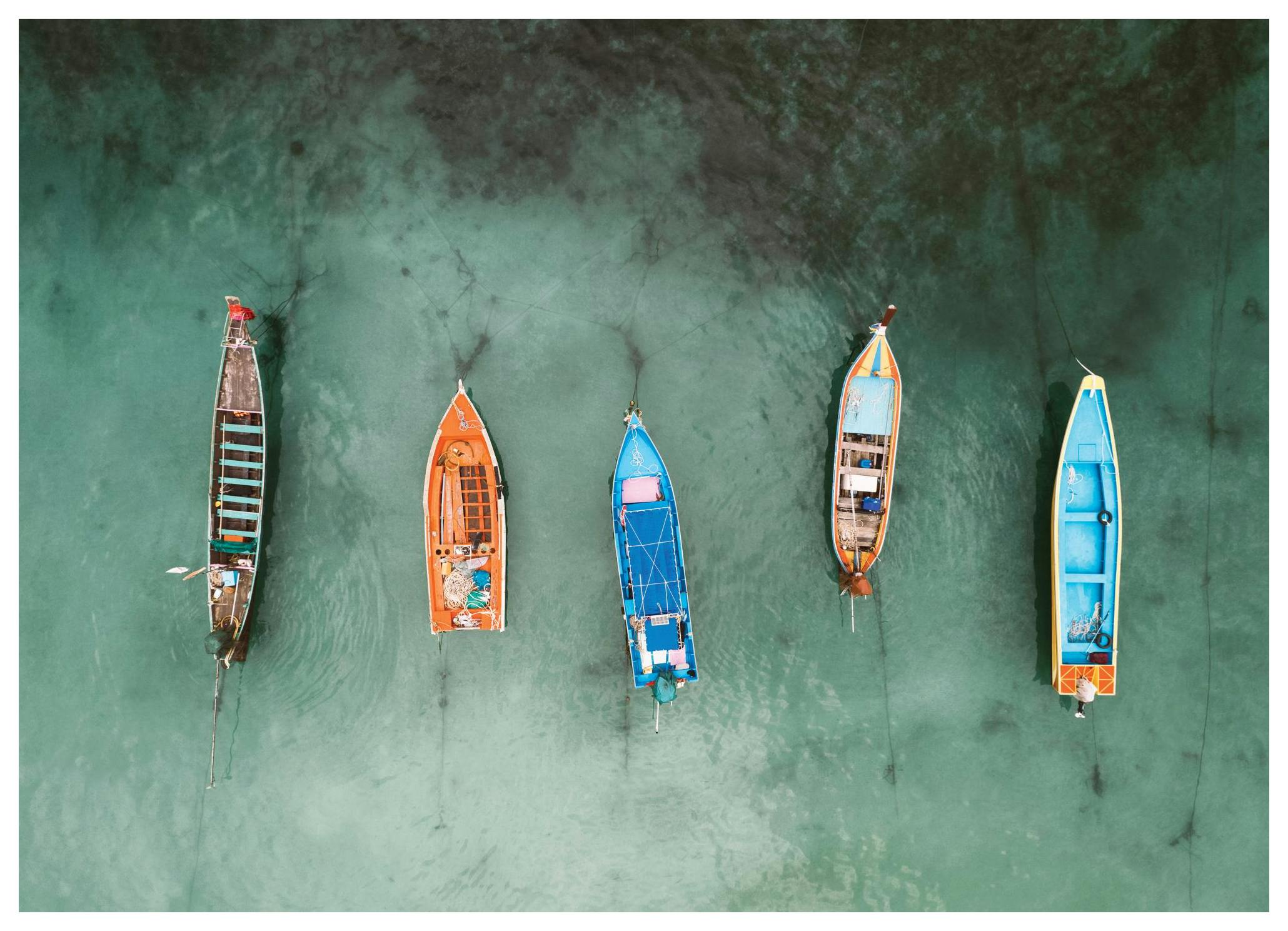 Floating Serenity Affiche (70x100 cm) - Tableaux de la mer