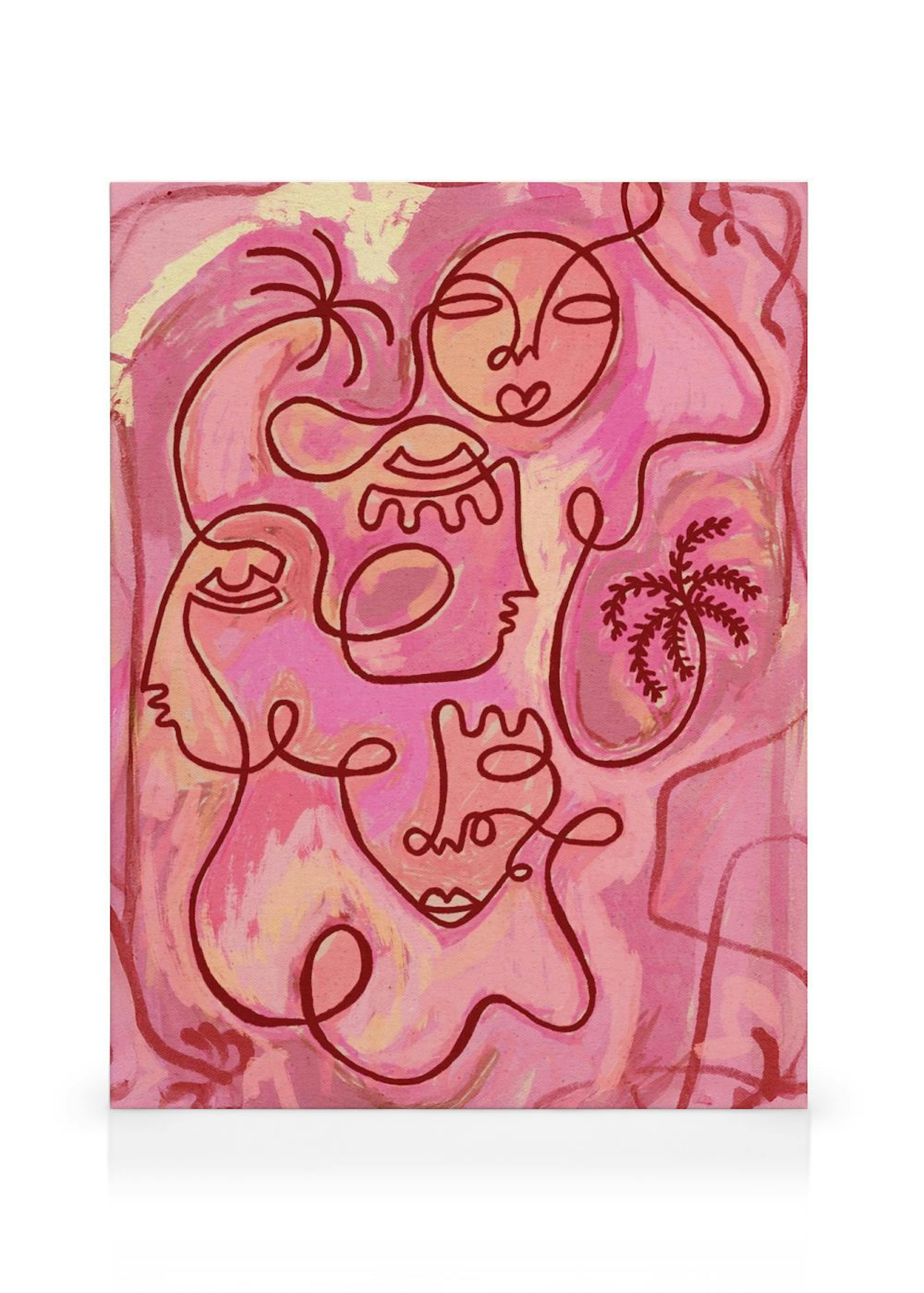 Shatha Al Dafai - Escape to Peace Toile