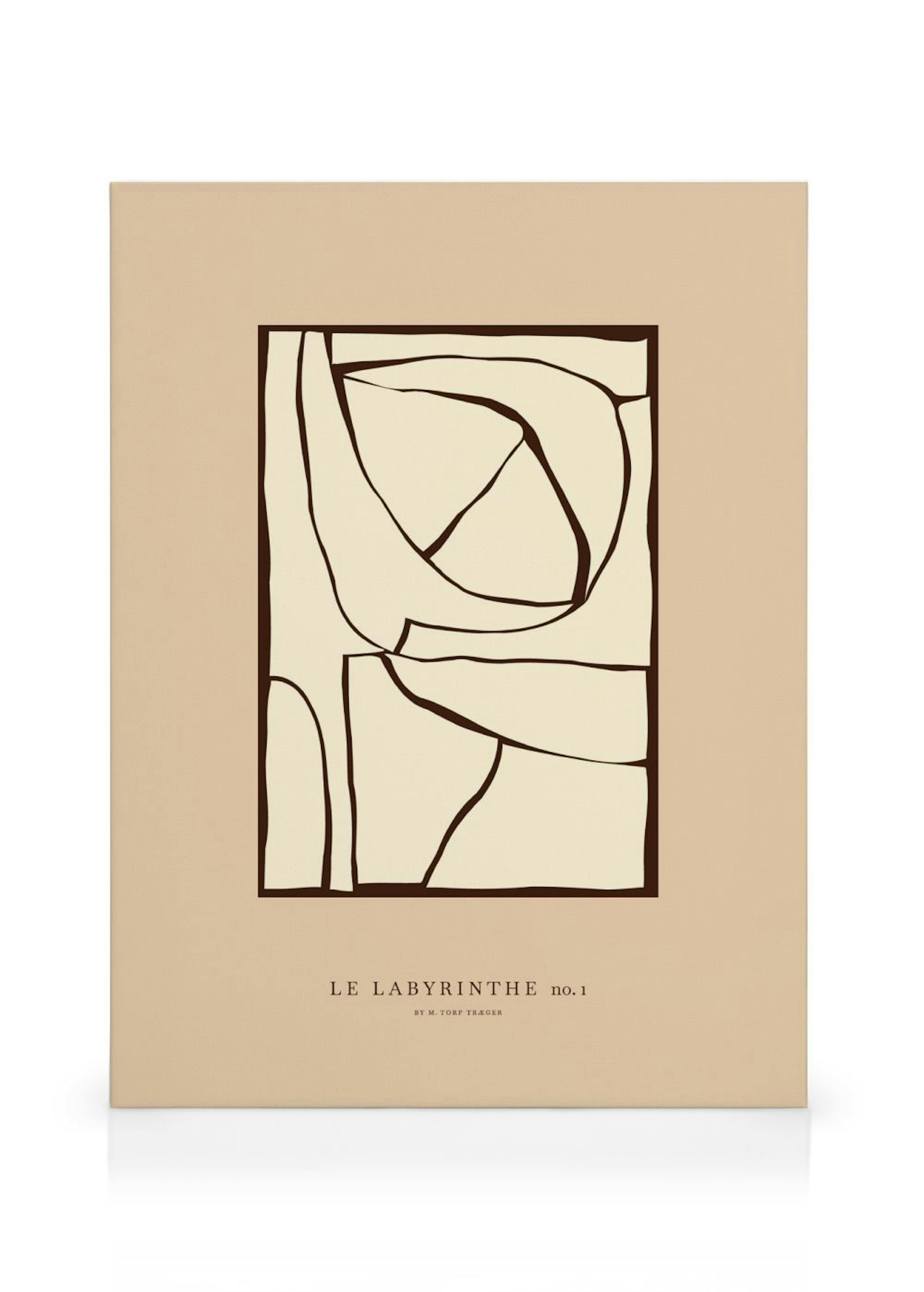 Mie & Him - Labyrinth No1 Canvas print