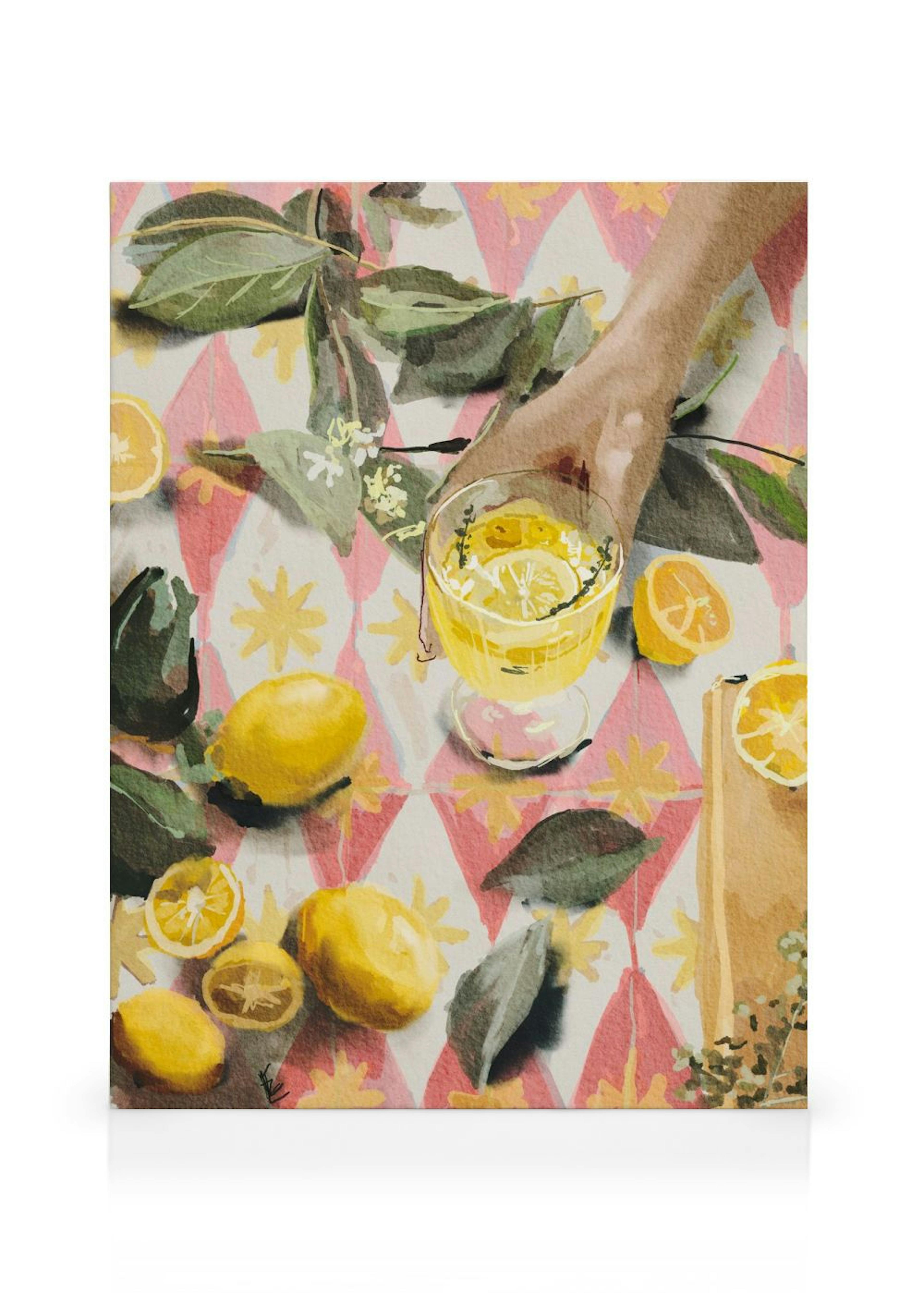 Ekaterina - Zagorska - Lemon Cocktail Toile