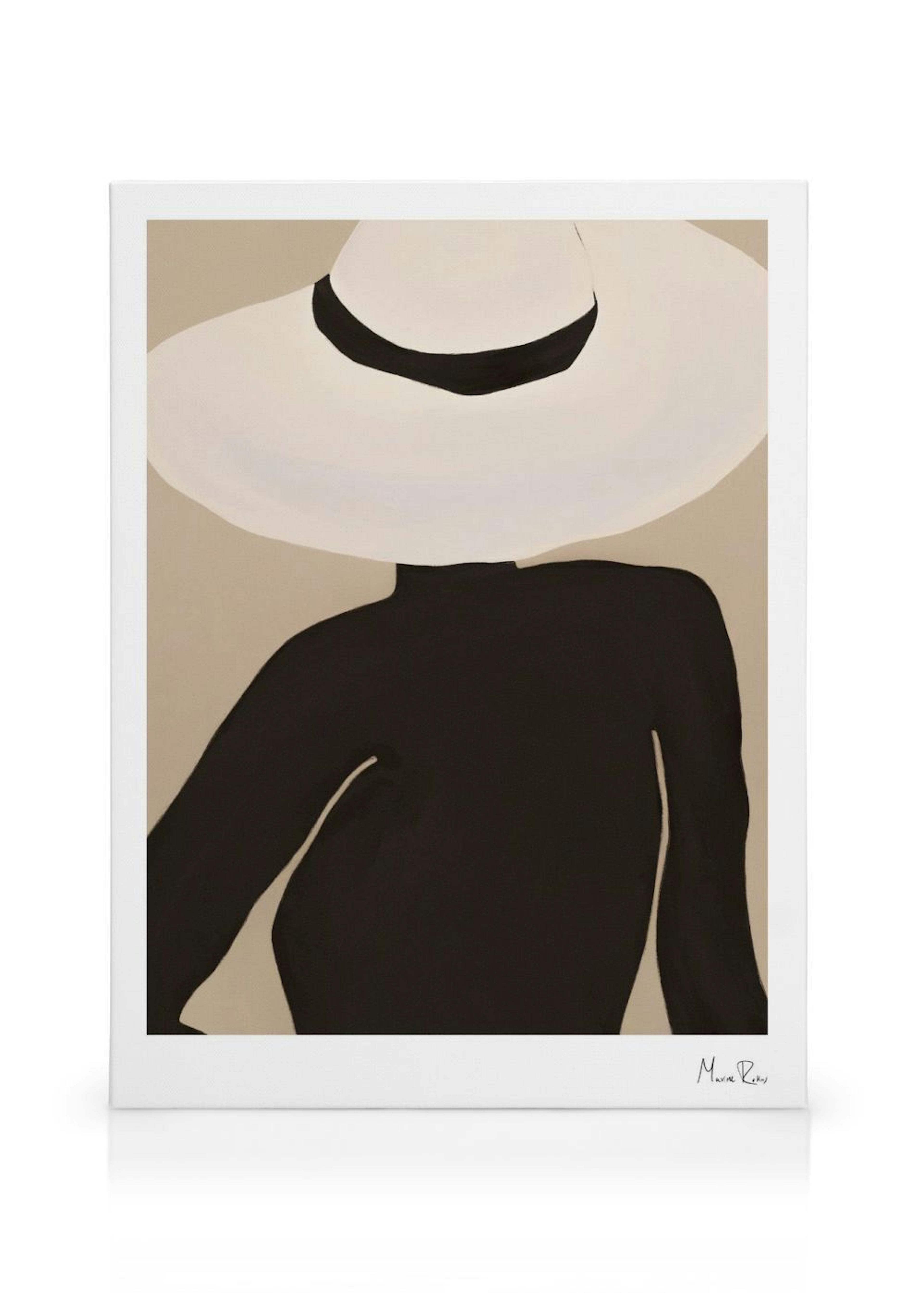 Maxime Rokus - Posing Hat Leinwandbild