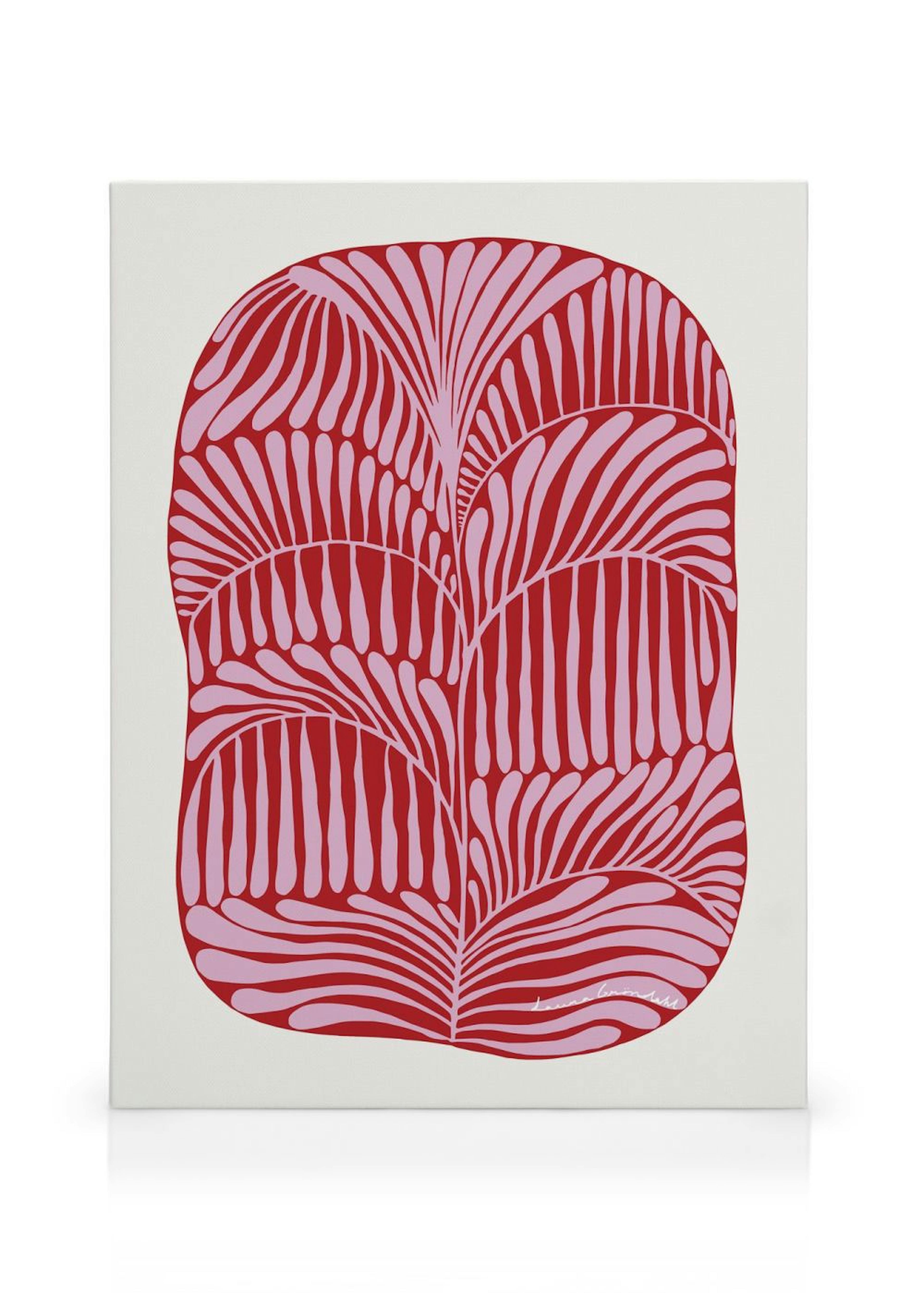 Laura Gröndahl - Pink Plant Canvas print