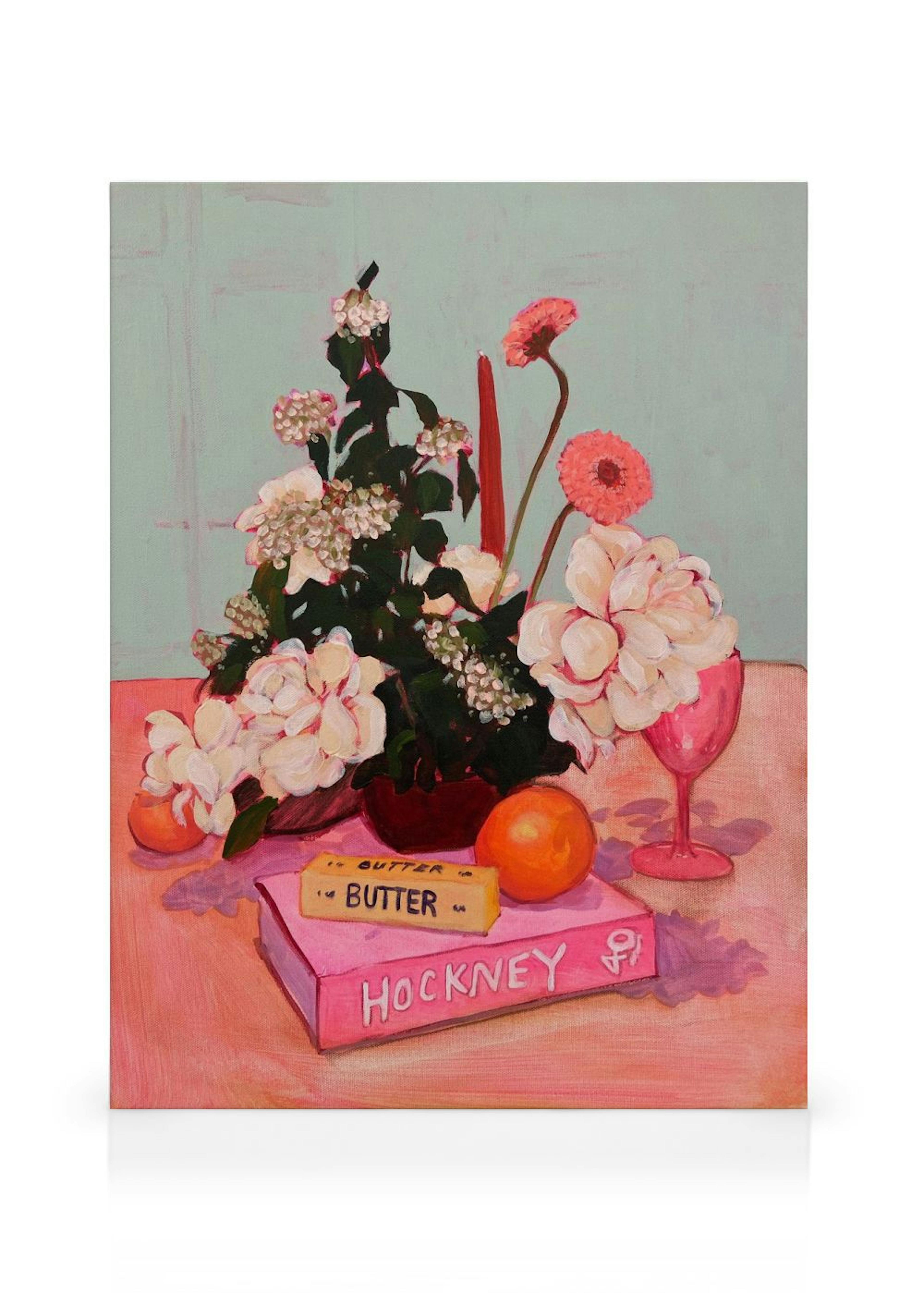 Lindsey Cherek - Still Life with Hockney Book Toile