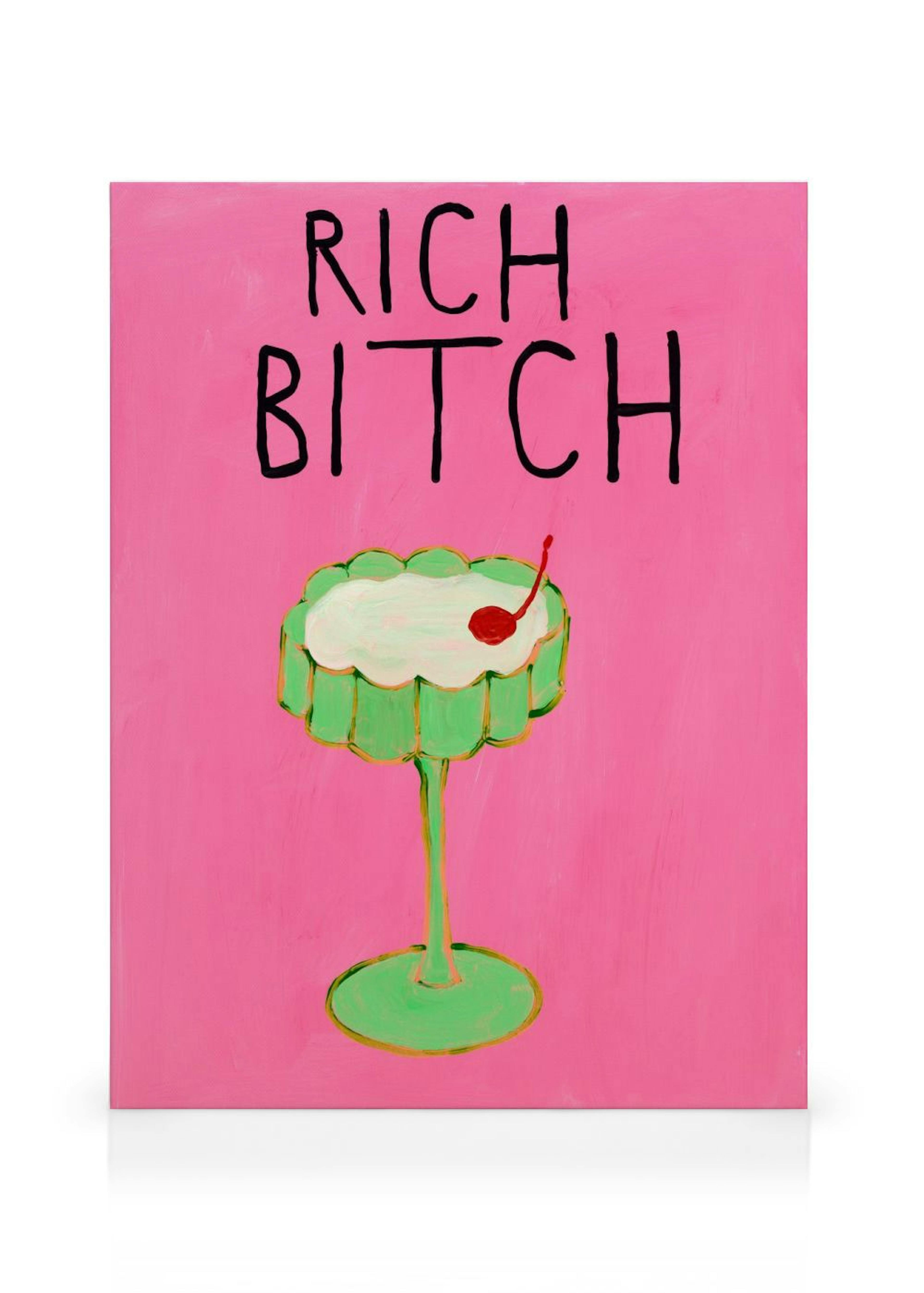 Britty Flynn - Rich Bitch Stampa su Tela