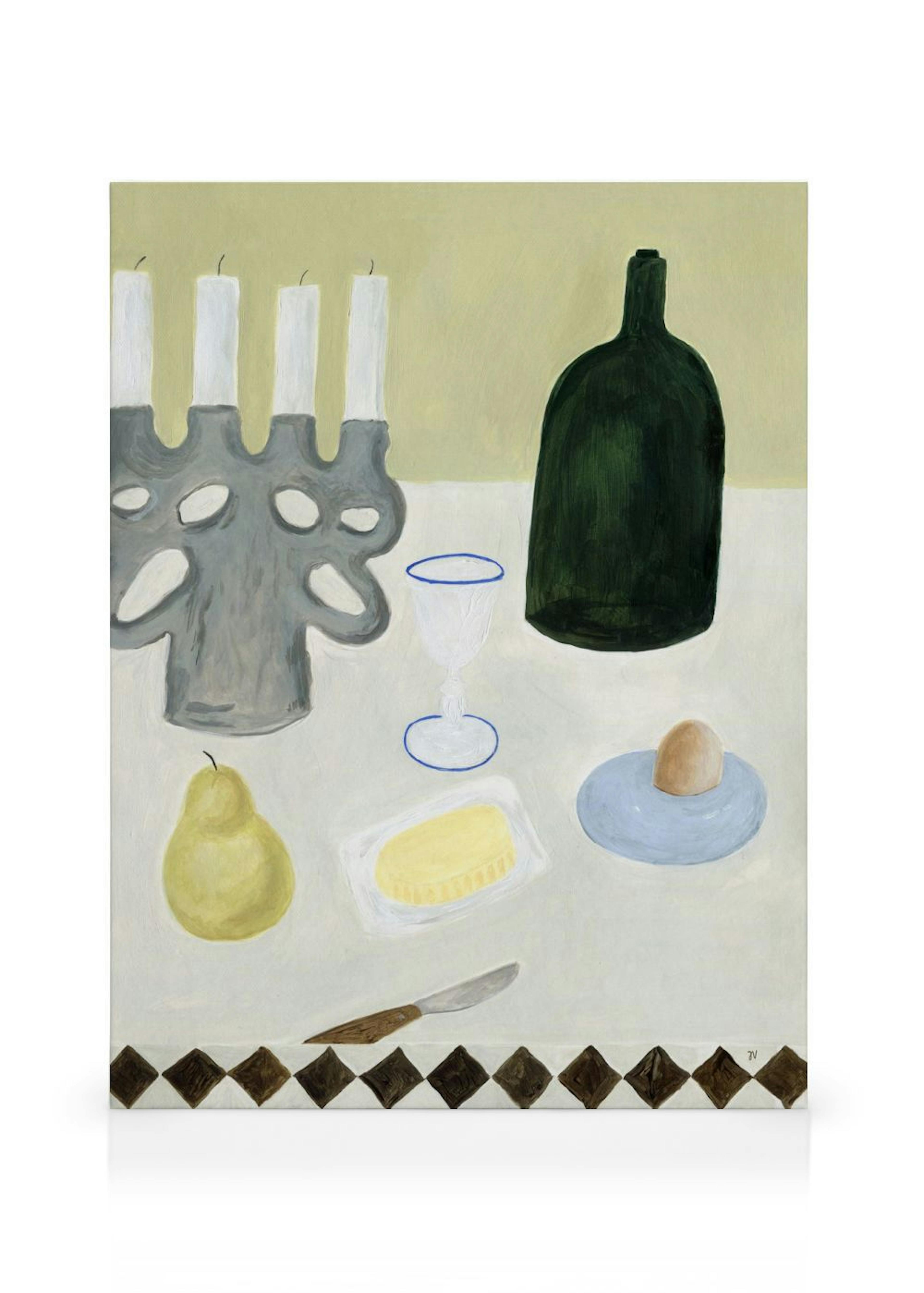 Isabelle Vandeplassche - Petit-déjeuner Leinwandbild