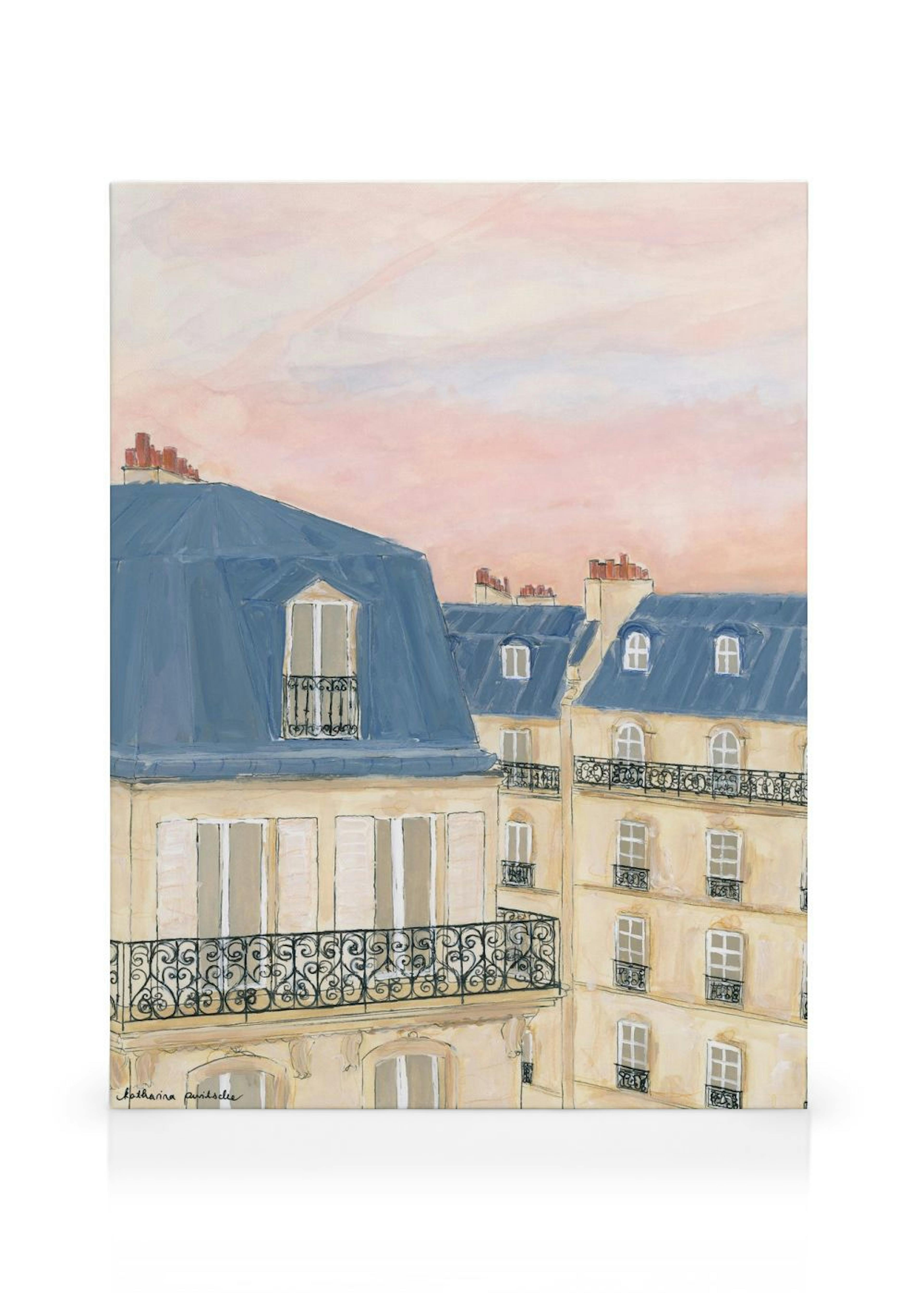 Katharina Puritscher - Parisian Sky Canvas print