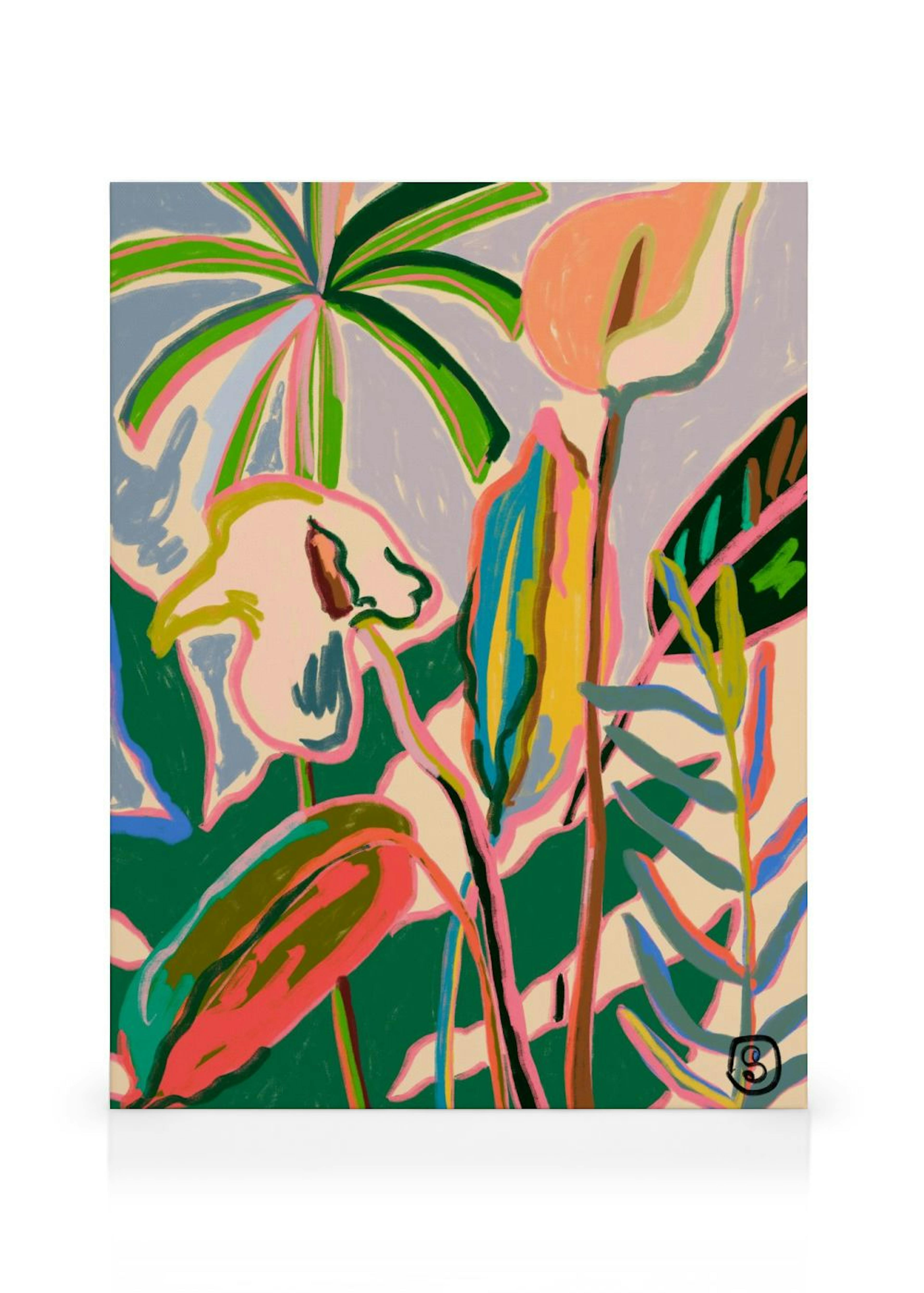 Sandra Poliakov - Peace Lily Canvas print